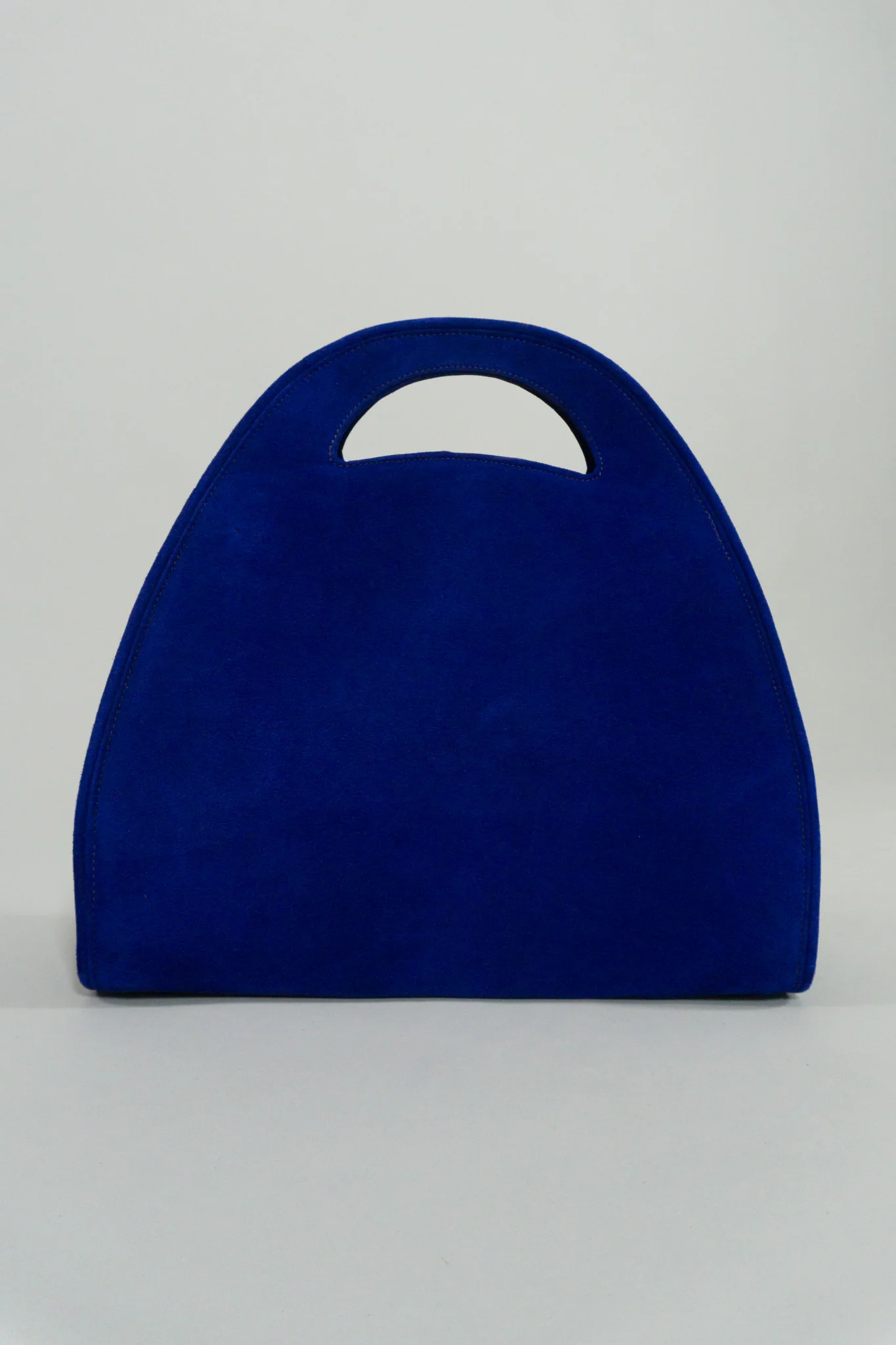 Suede Shaped Handbag