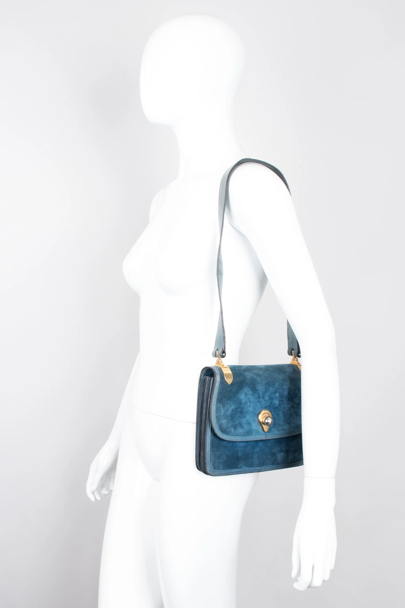 Suede Shoulder Bag - Image 13