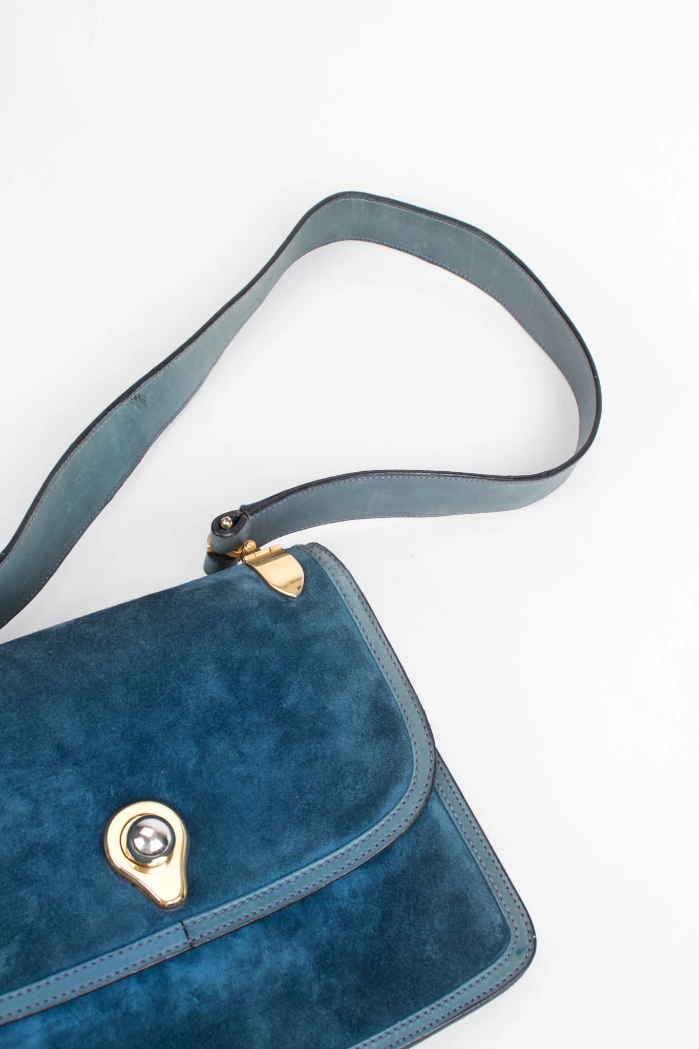 Suede Shoulder Bag - Image 16