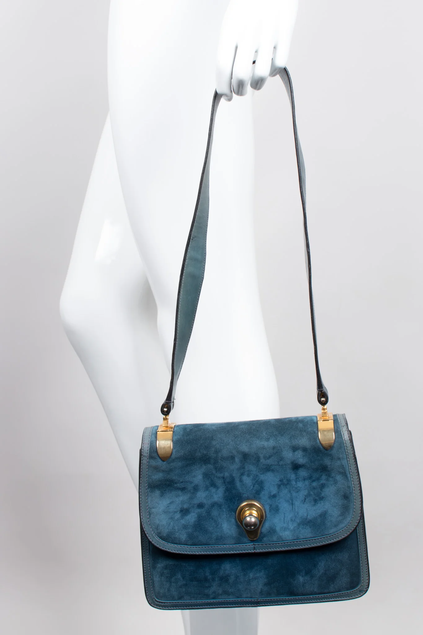 Suede Shoulder Bag - Image 2