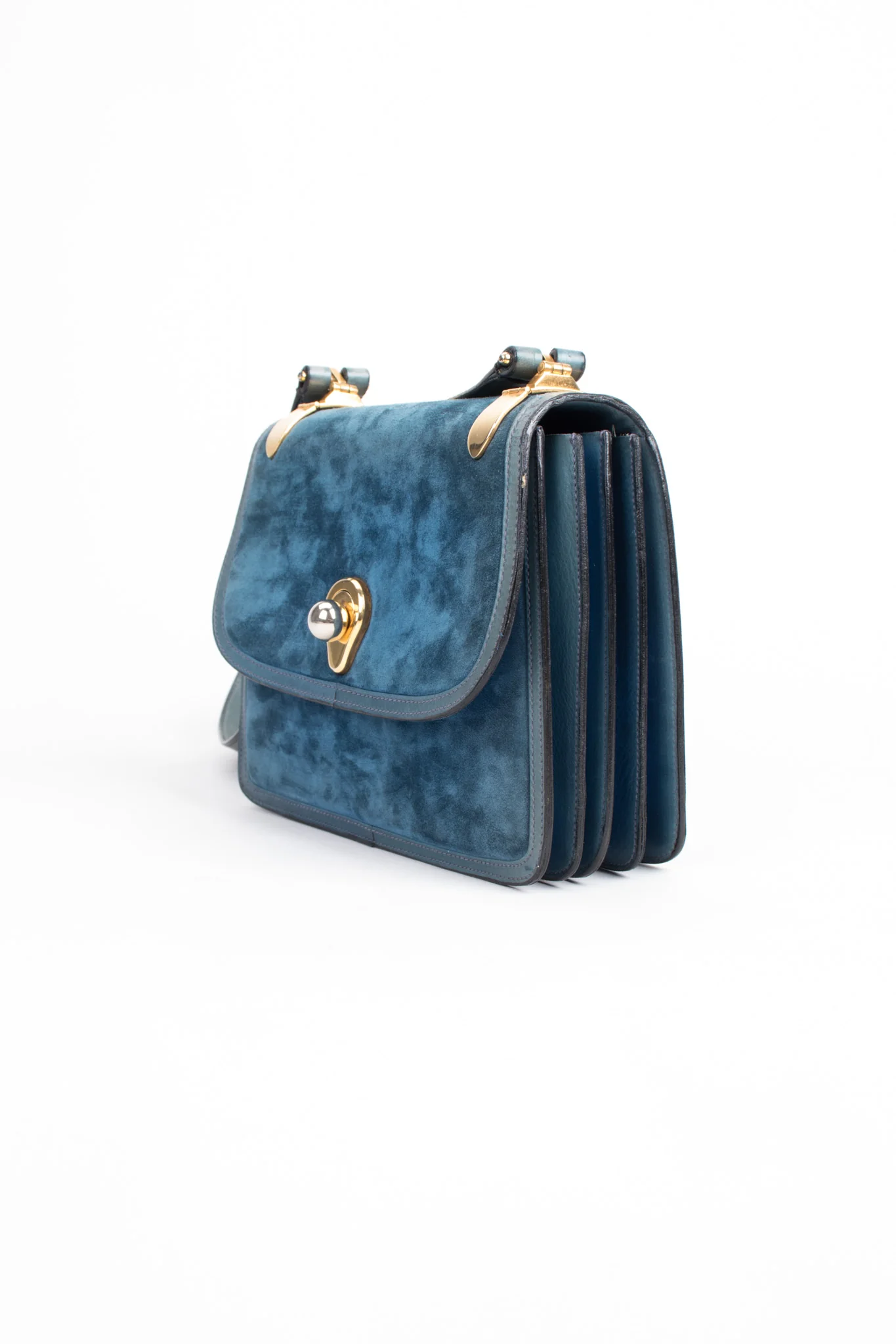 Suede Shoulder Bag - Image 4
