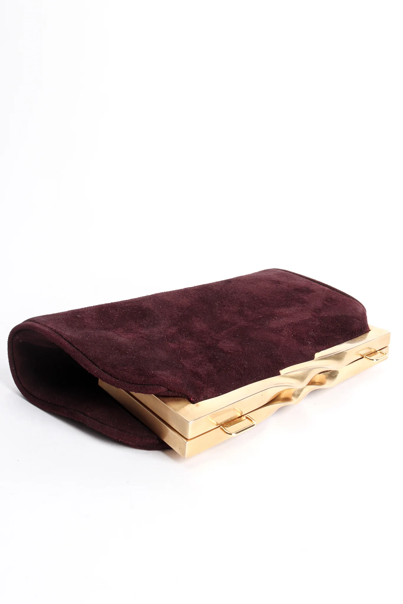 Suede Slim Convertible Clutch - Image 9