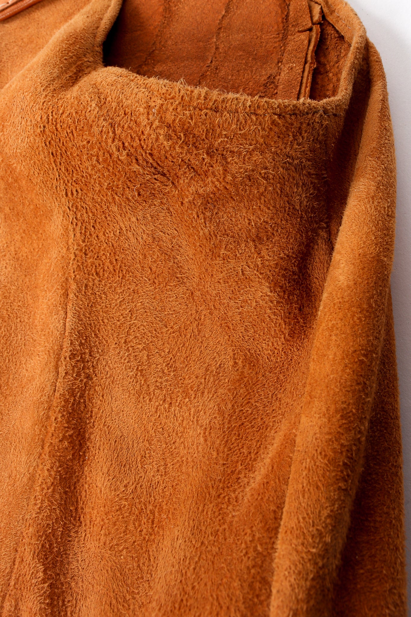 Suede Tassel Vest Overcoat - Image 7