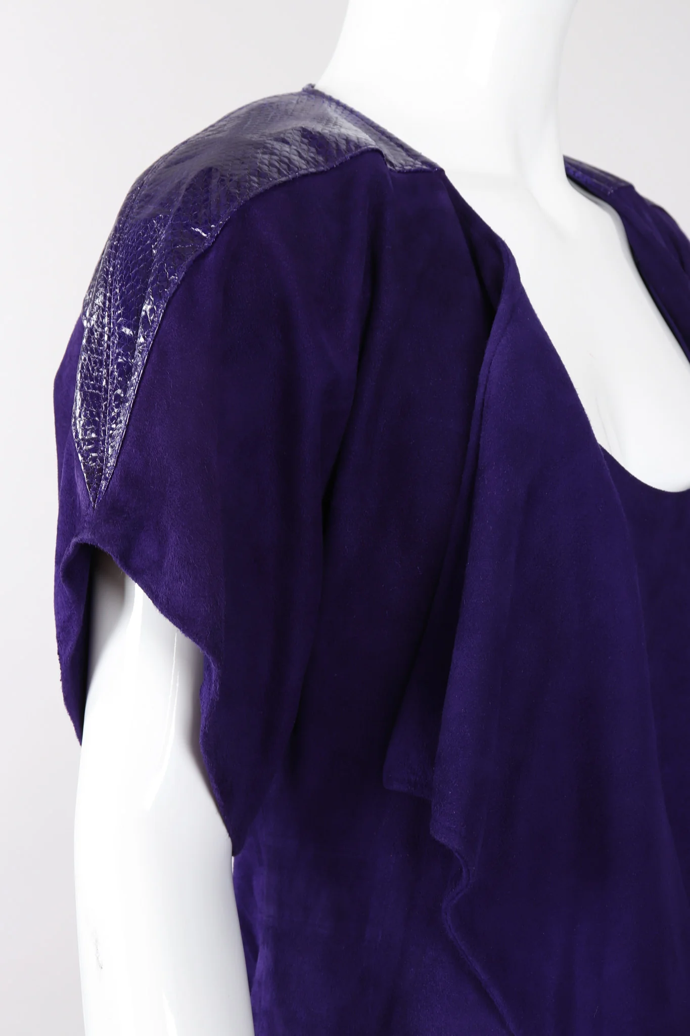 Suede Top Skirt & Jacket Set - Image 20