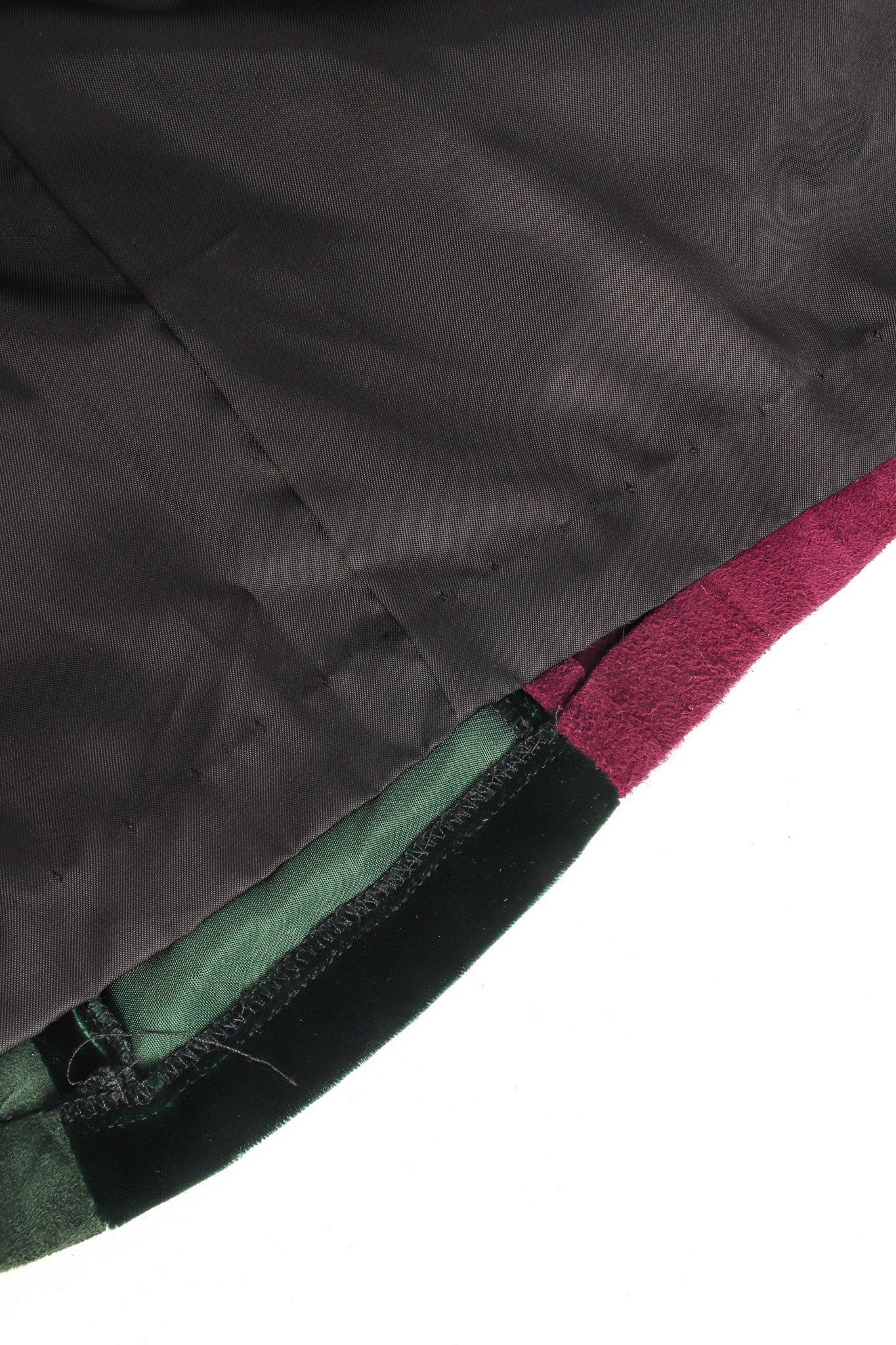Suede & Velvet Patchwork Jacket - Image 9