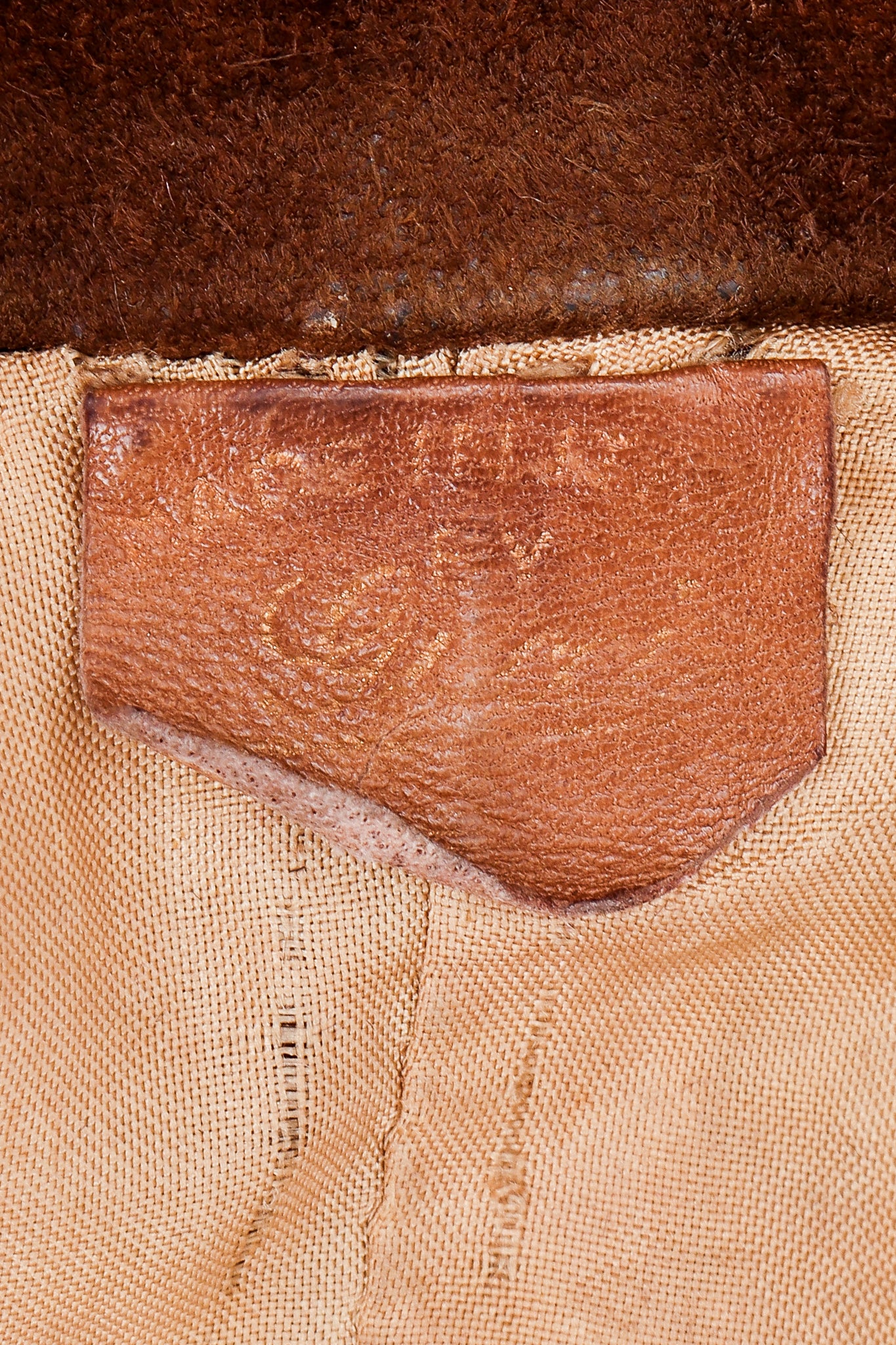 Enamel Stripe Suede Trench Coat - Image 12