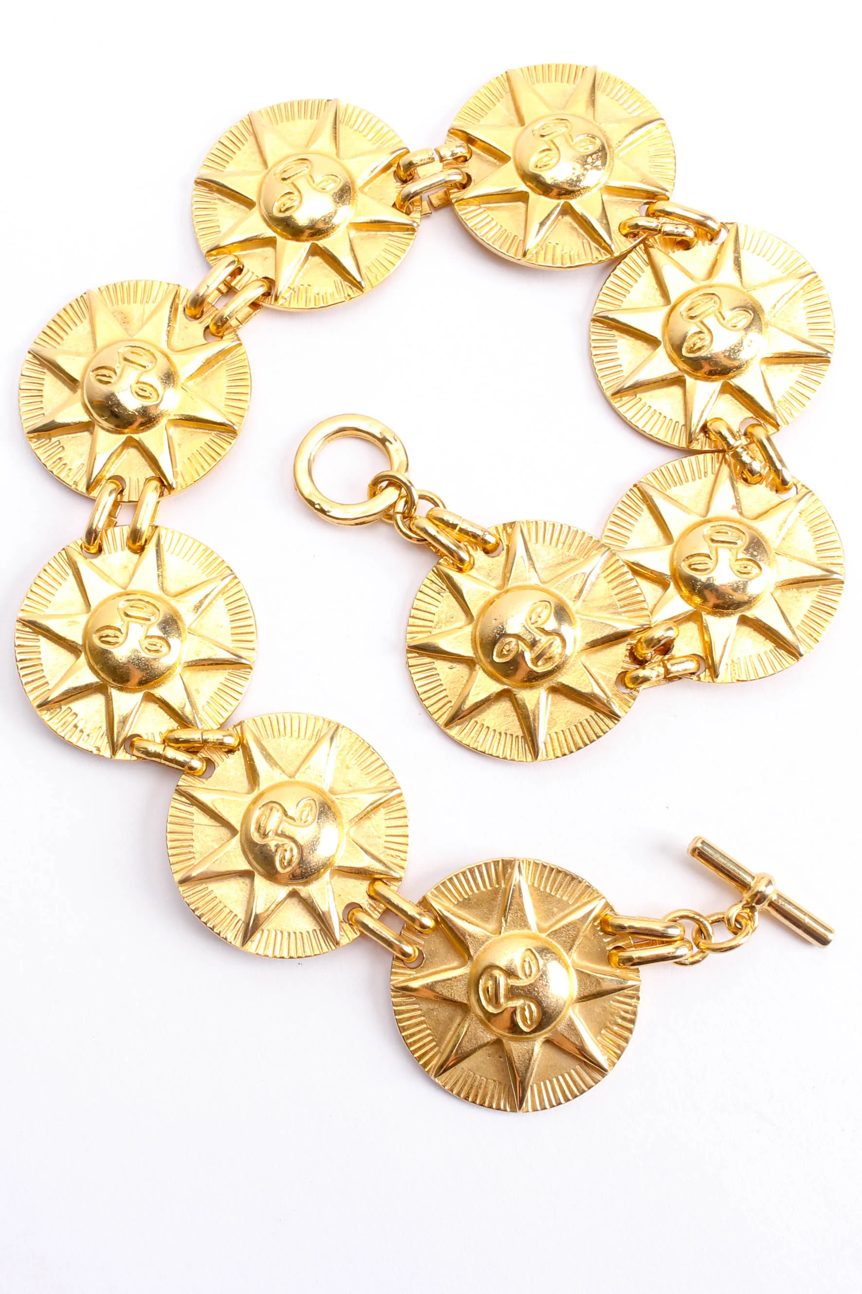 Sundial Faces Charm Necklace