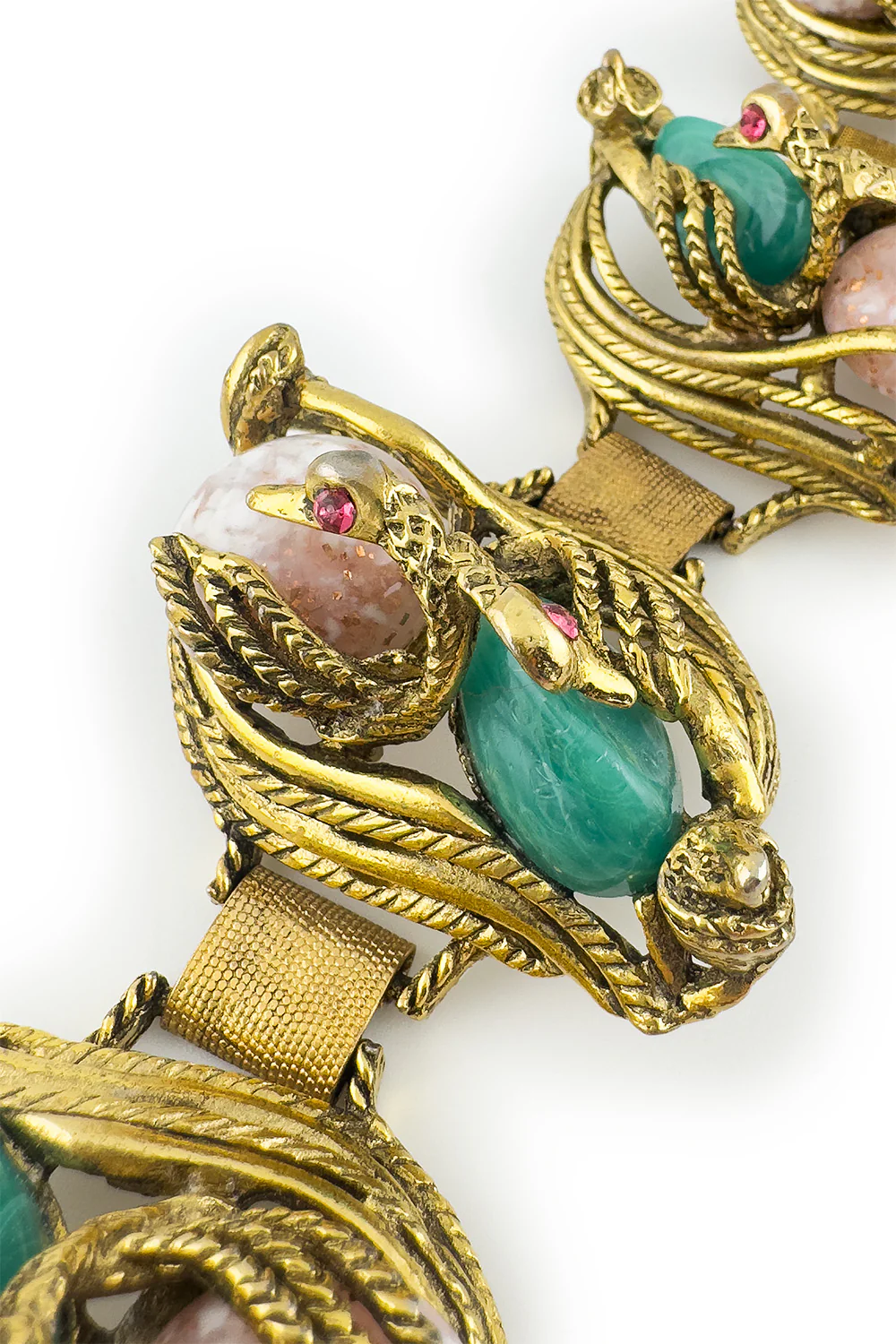 Swan Stone Bracelet & Earrings Set - Image 3