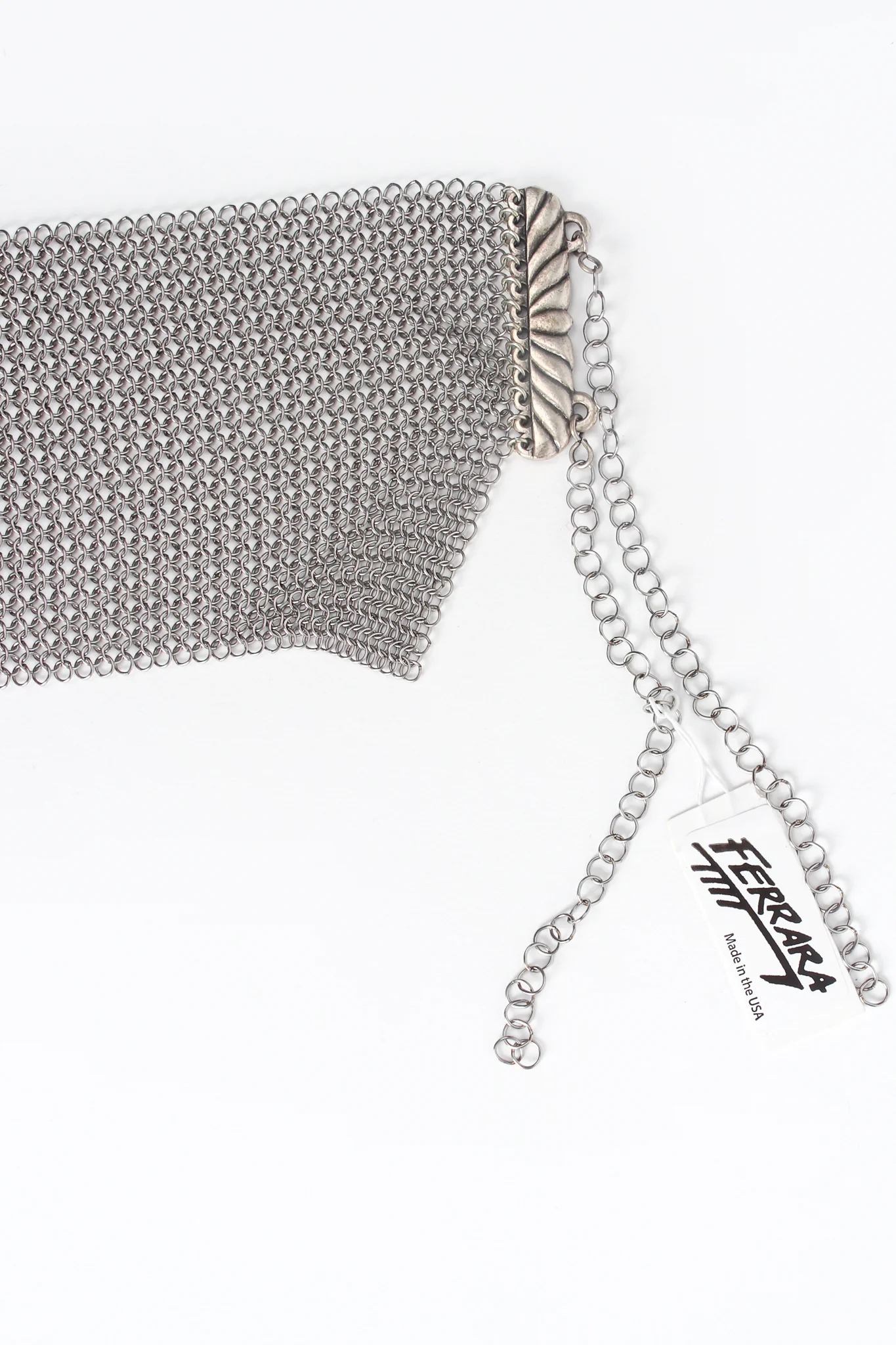 Swarovski Pewter Mesh Pointed Mock Collar - Image 8