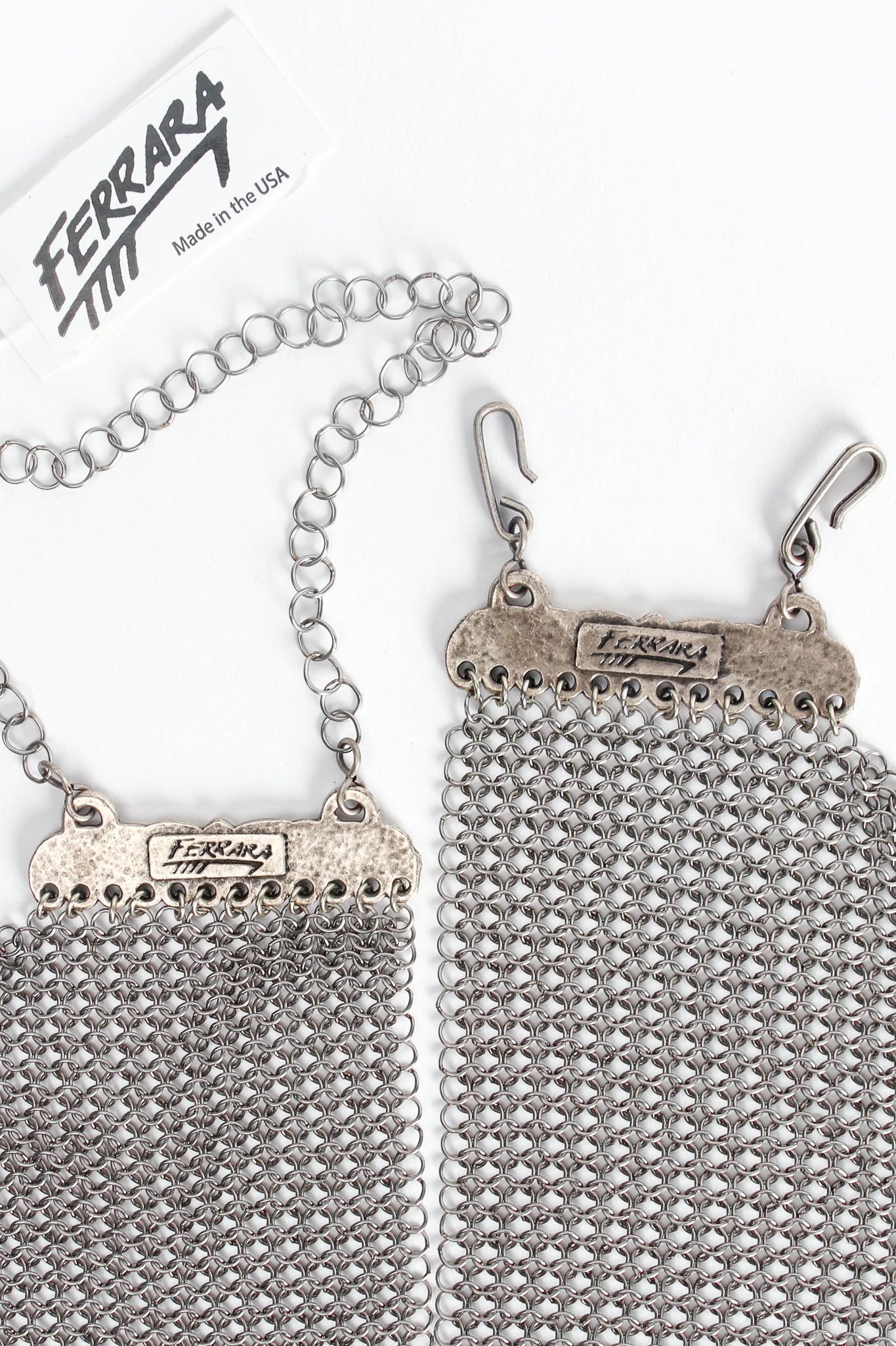 Swarovski Pewter Mesh Pointed Mock Collar - Image 9