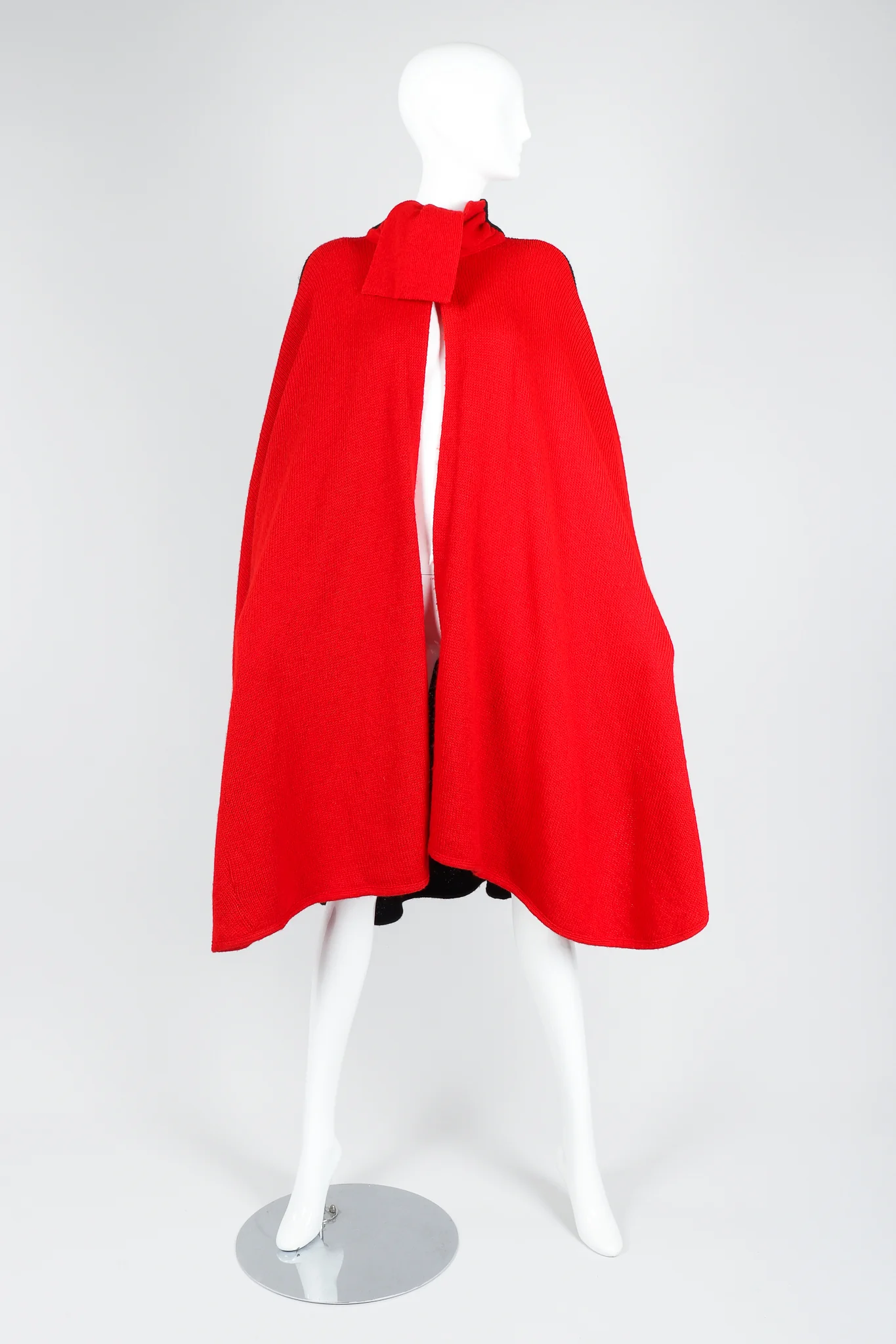 Sweater Knit Cape - Image 3