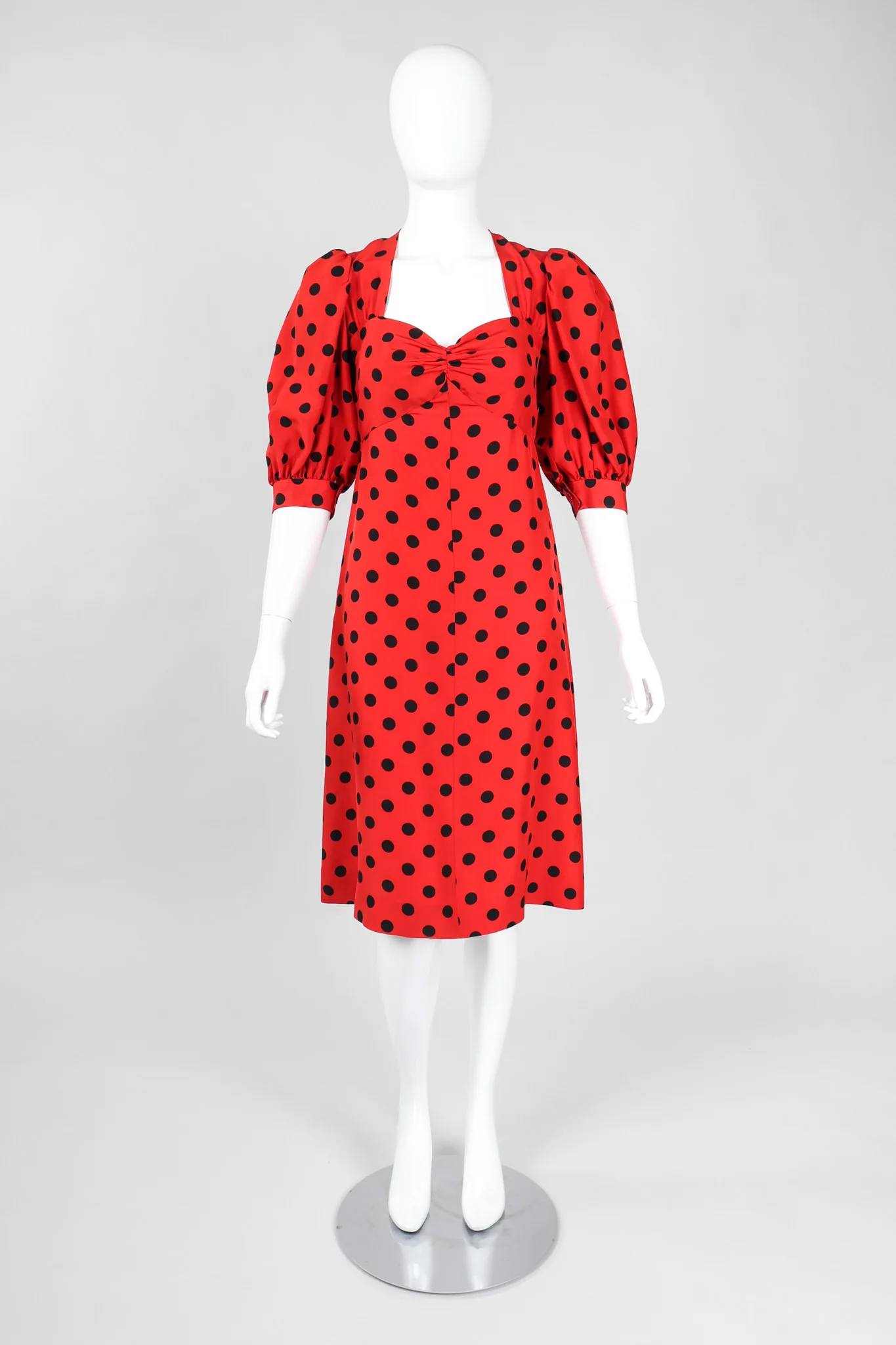 Retro Dot Dress - Image 3