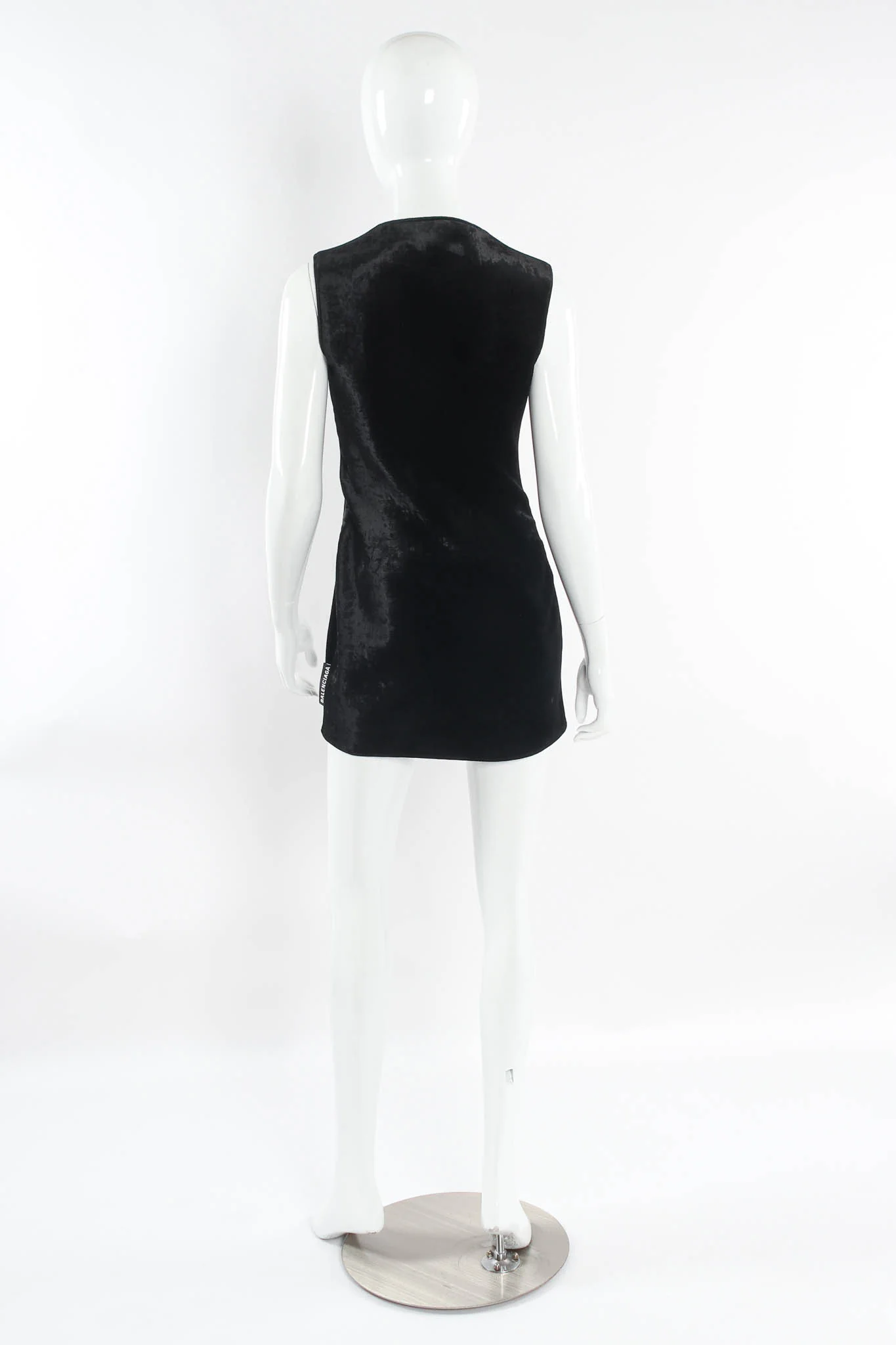 2018 A/W Sweetheart Velvet Structured Dress - Image 3