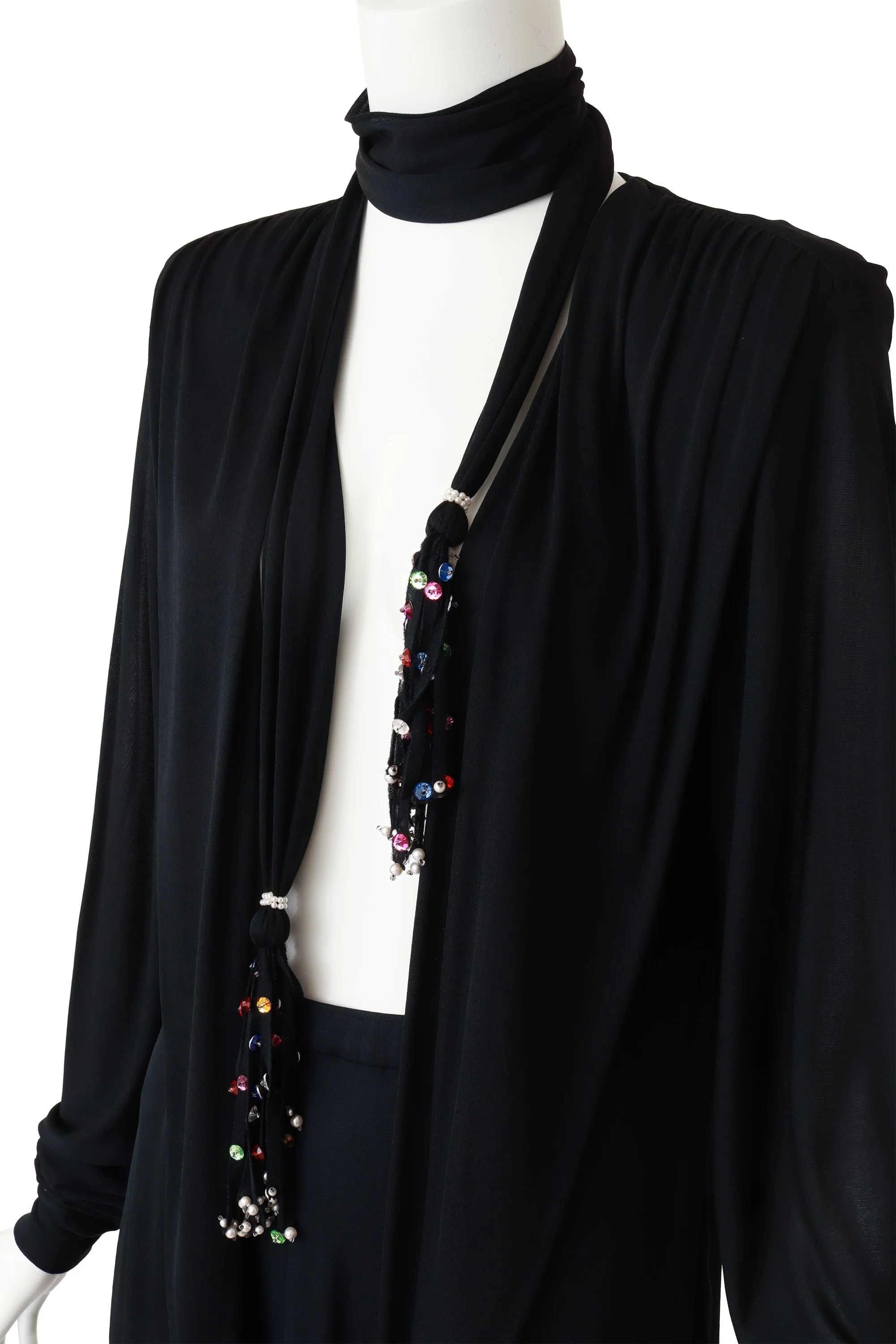 Swing Beaded Jacket, Skirt & Scarf Set - Image 2