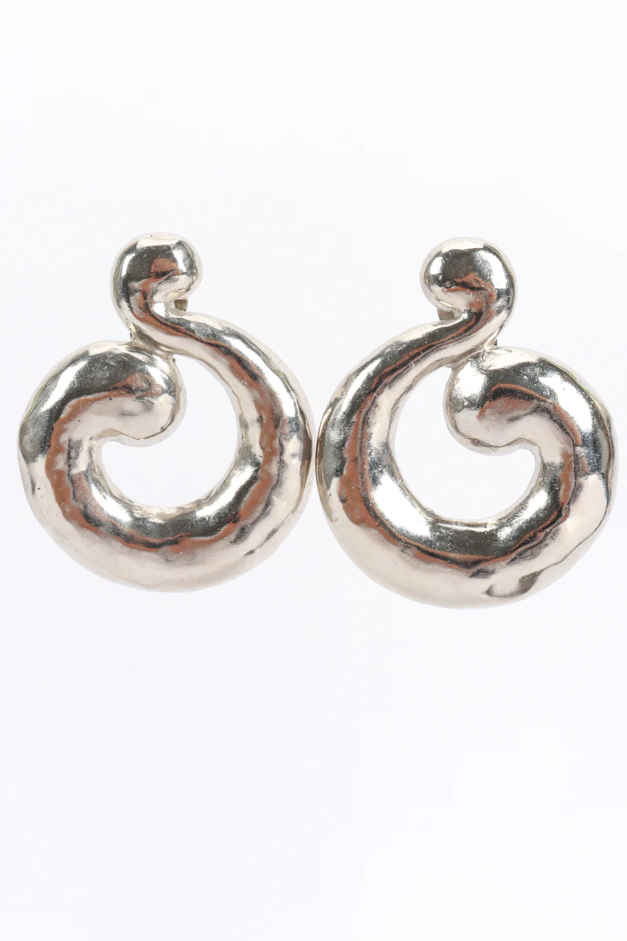 Swirl Hoop Earrings - Image 2