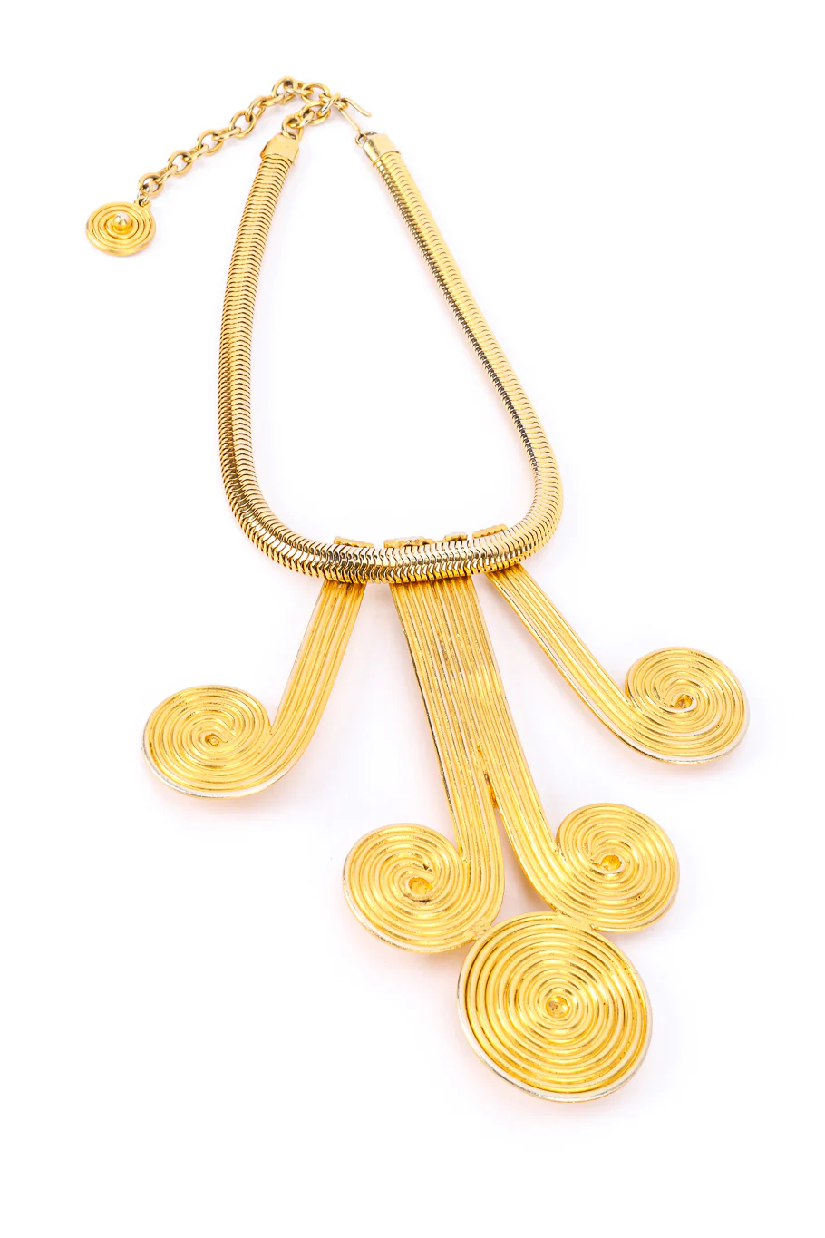 Swirl Motif Pendant Necklace - Image 10