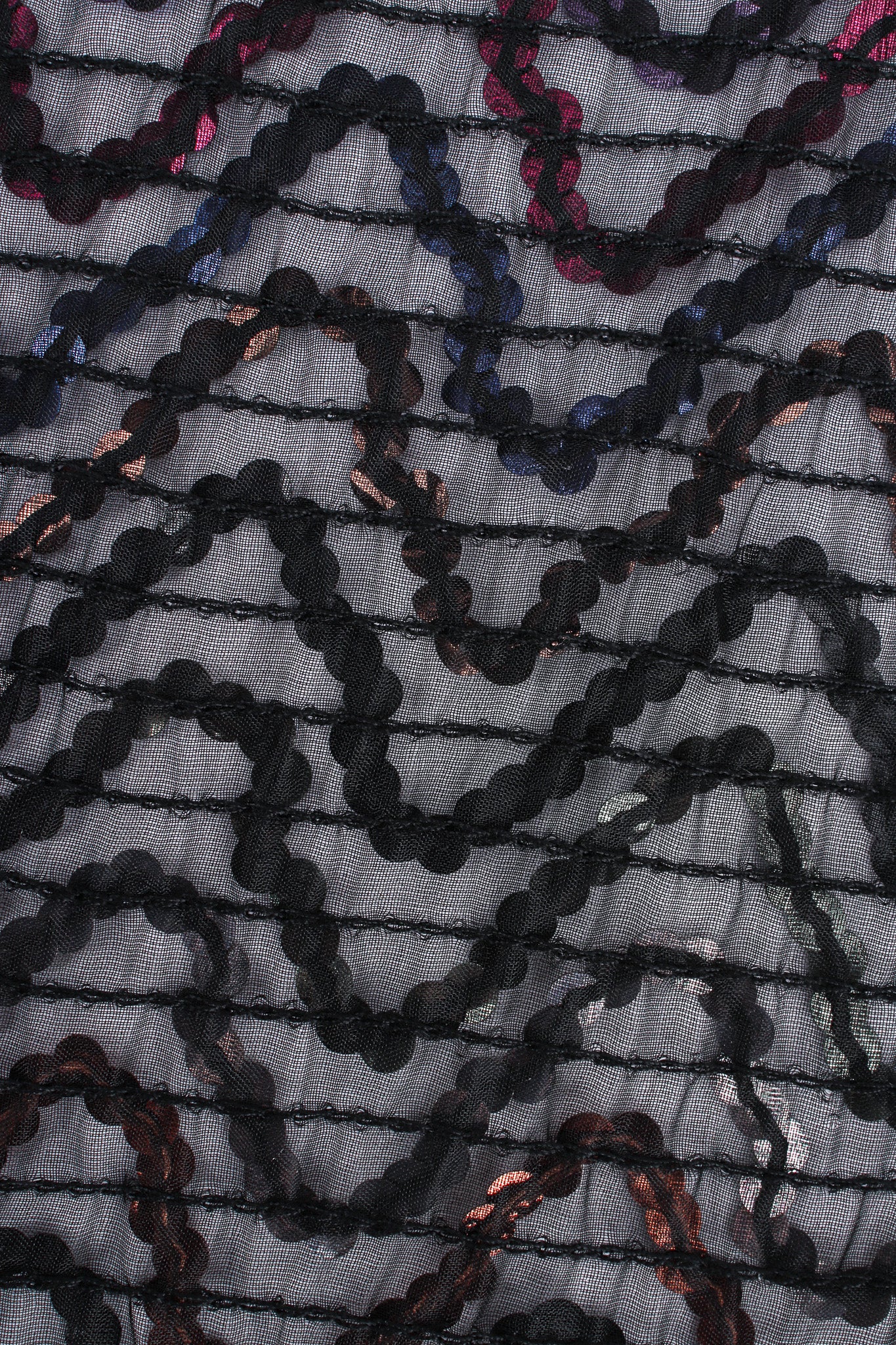 Swirl Sequin Sheer Jacket - Image 8