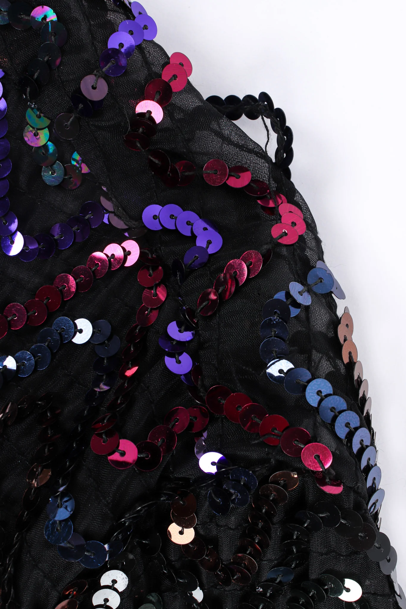 Swirl Sequin Sheer Jacket - Image 9