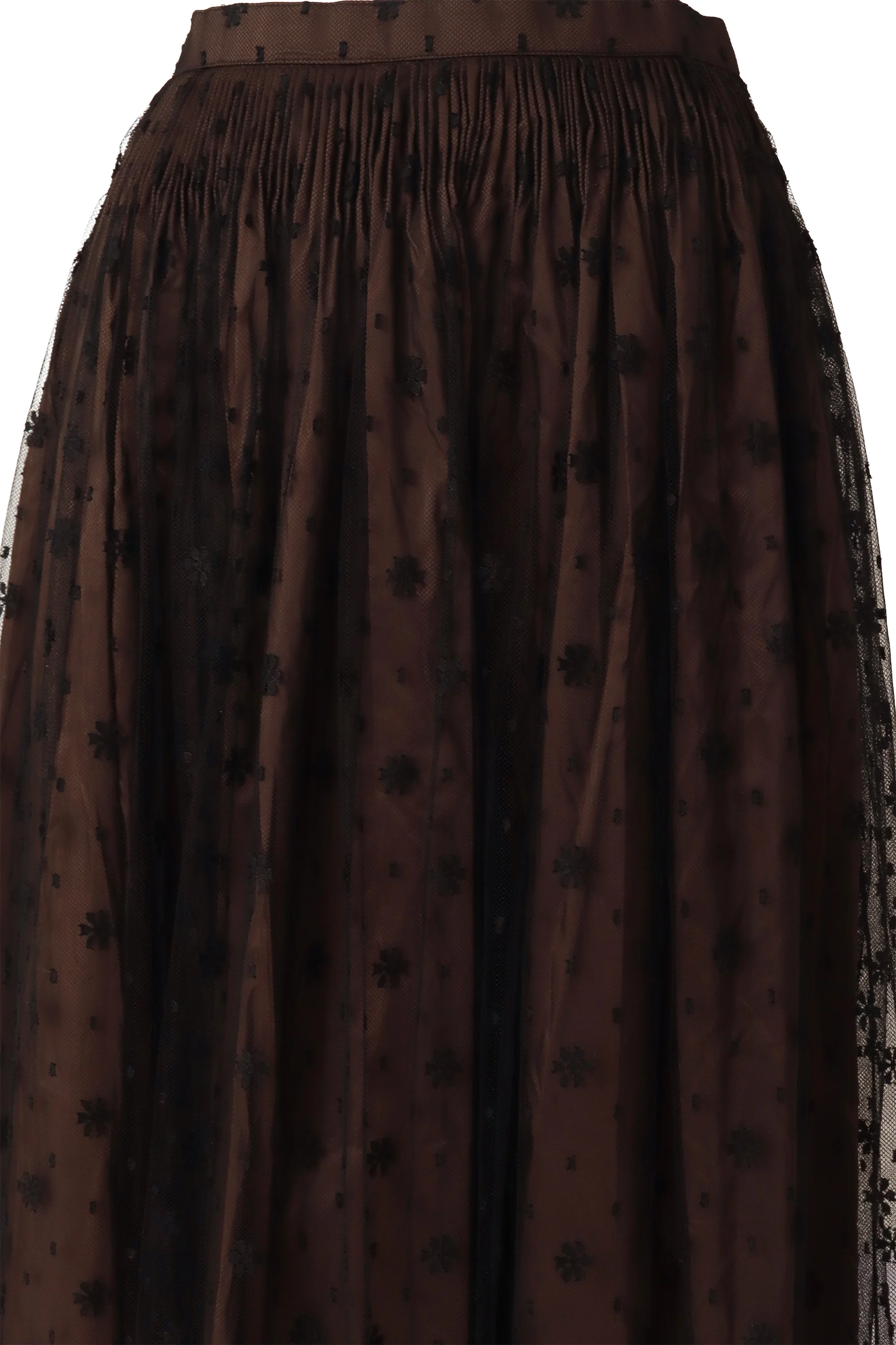 Taffeta Silk Lace Ball Skirt - Image 2