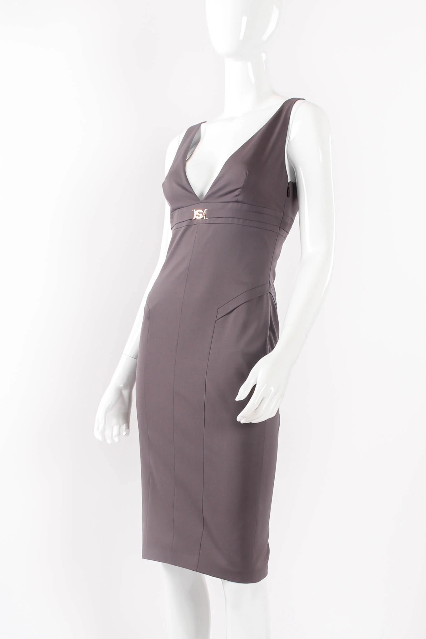Tailored Midi Sheath Dress