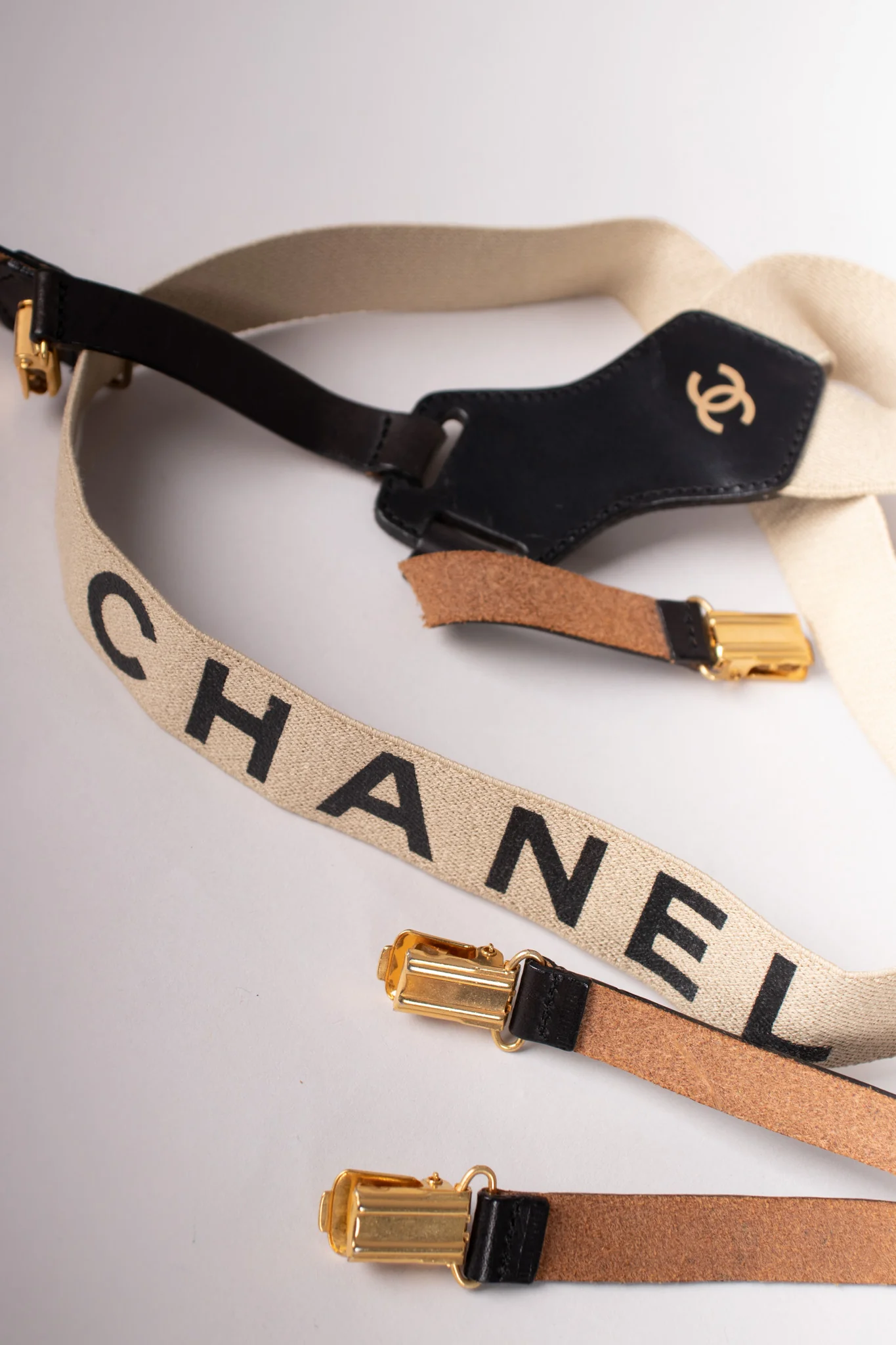 Tan Logo Suspenders - Image 4