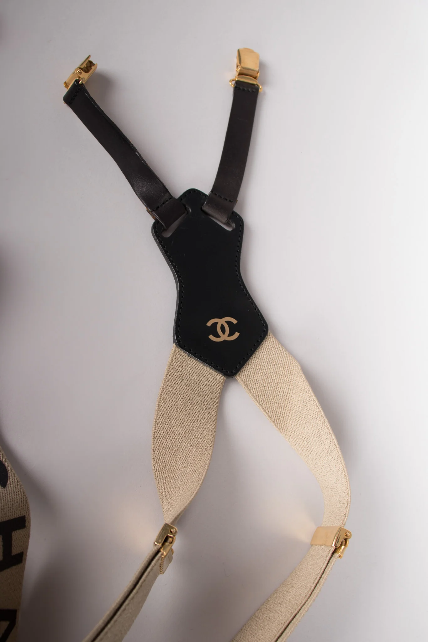 Tan Logo Suspenders - Image 5
