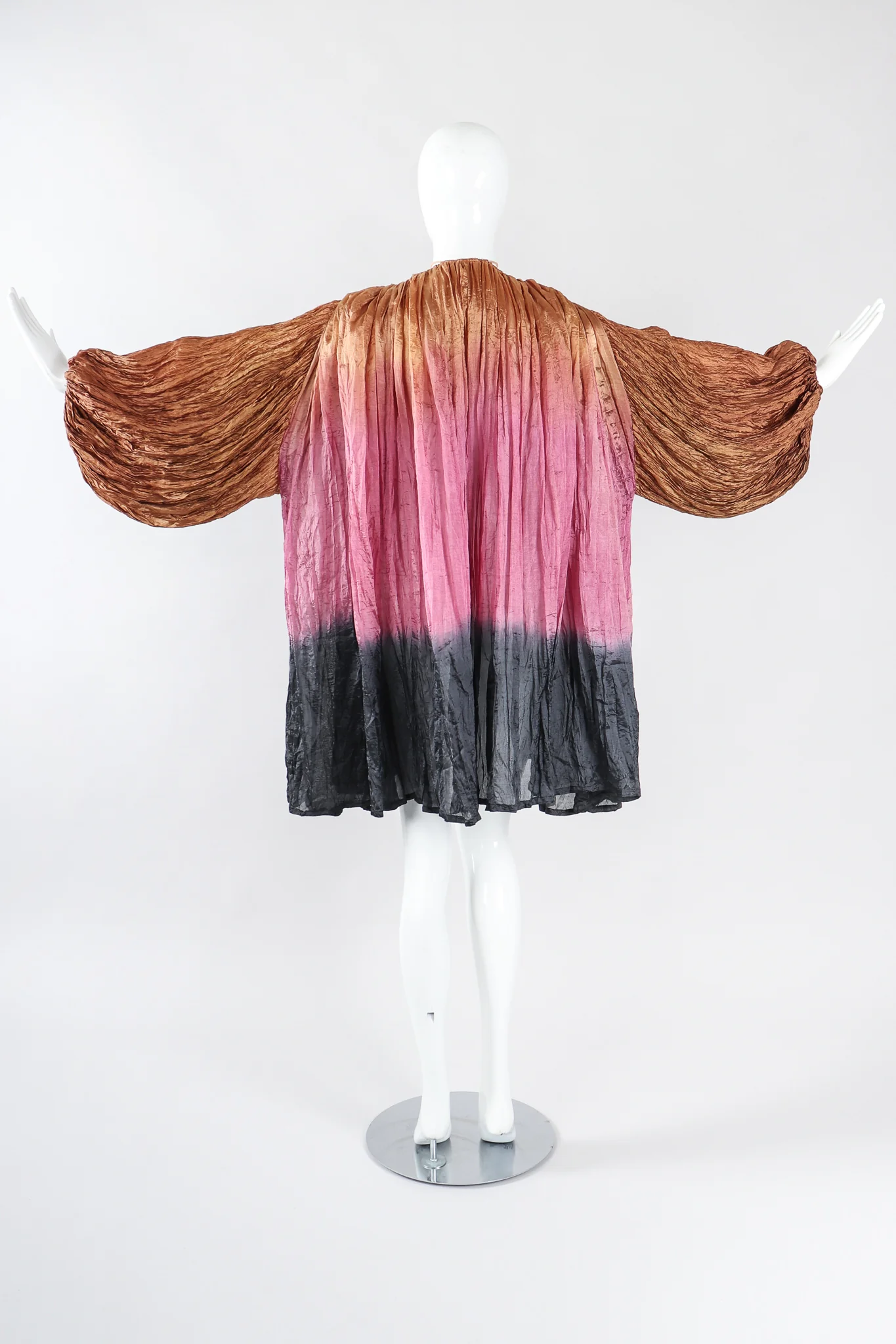 Sunset Ombré Draped Crinkle Jacket - Image 3