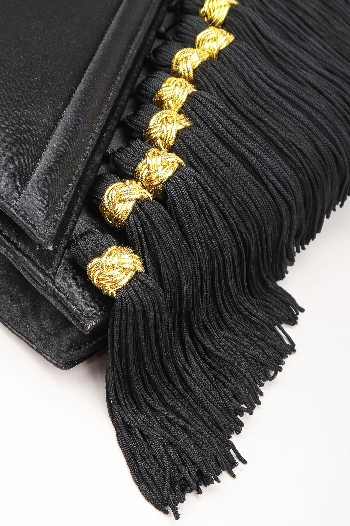 Tassel Fringe Satin Bag - Image 8