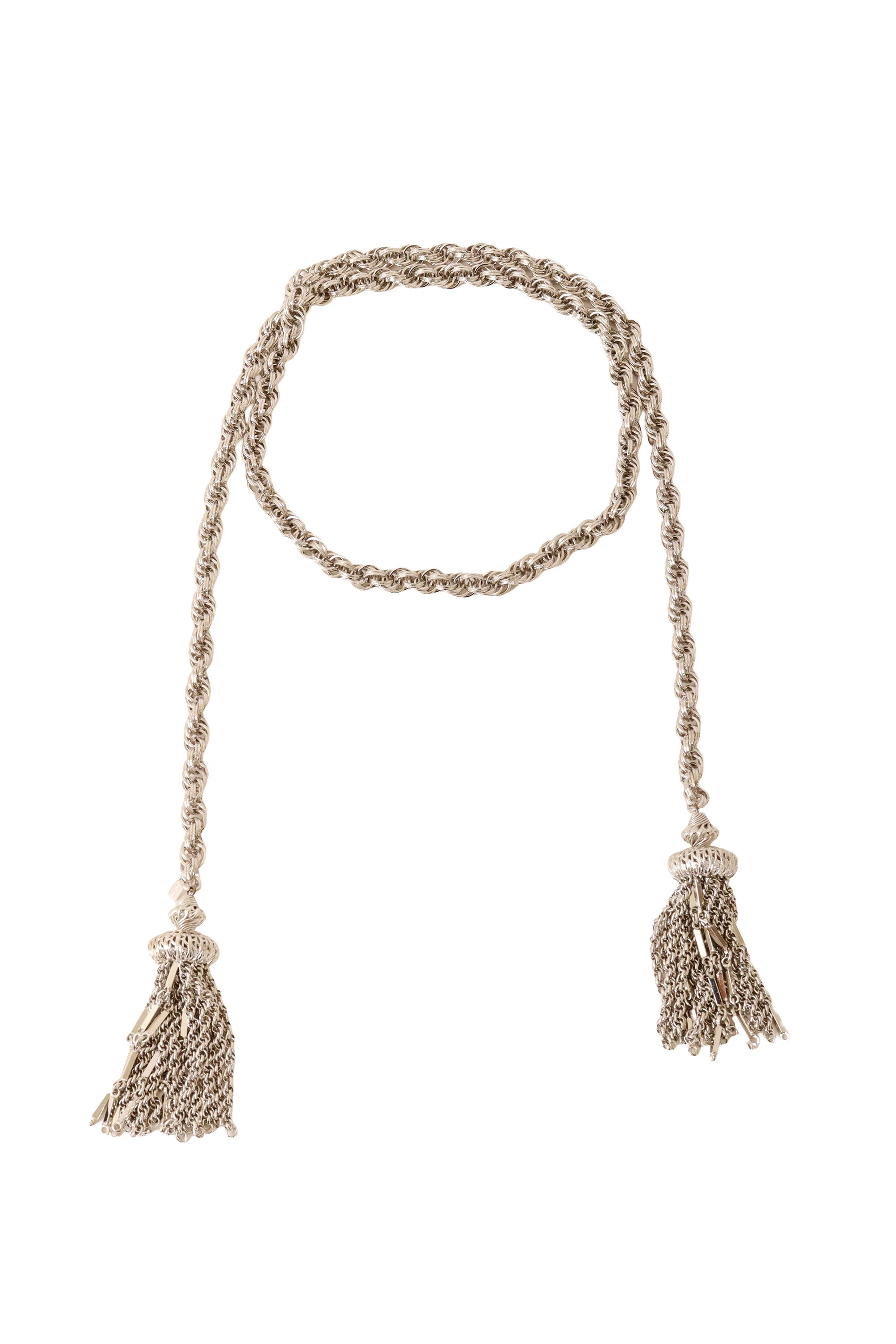 Tassel Wrap Lariat Necklace III