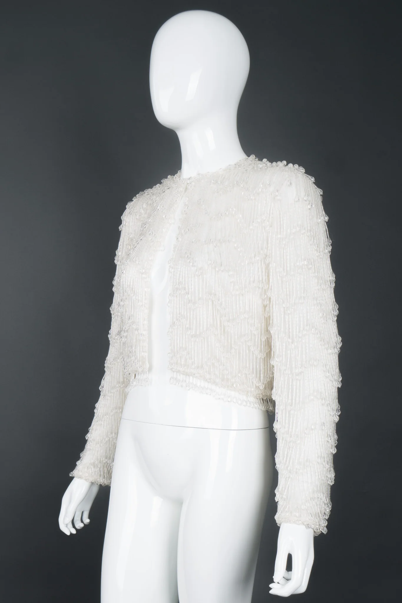 Teardrop Bead Fringe Jacket