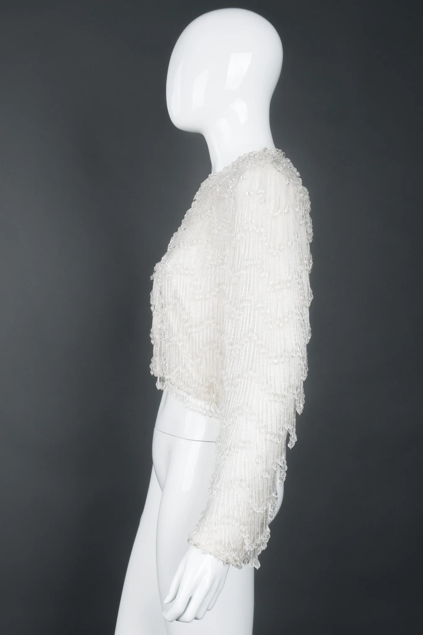 Teardrop Bead Fringe Jacket - Image 3