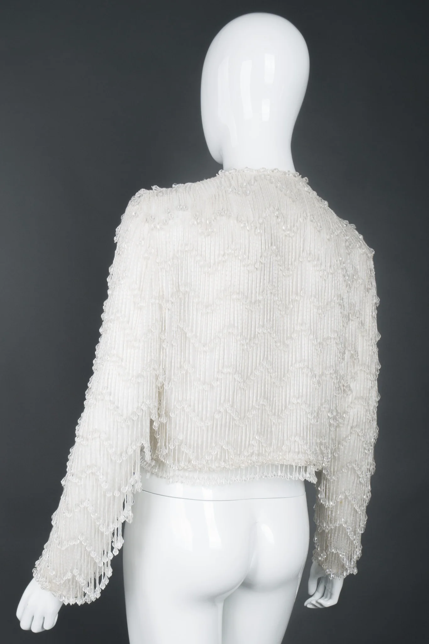 Teardrop Bead Fringe Jacket - Image 4