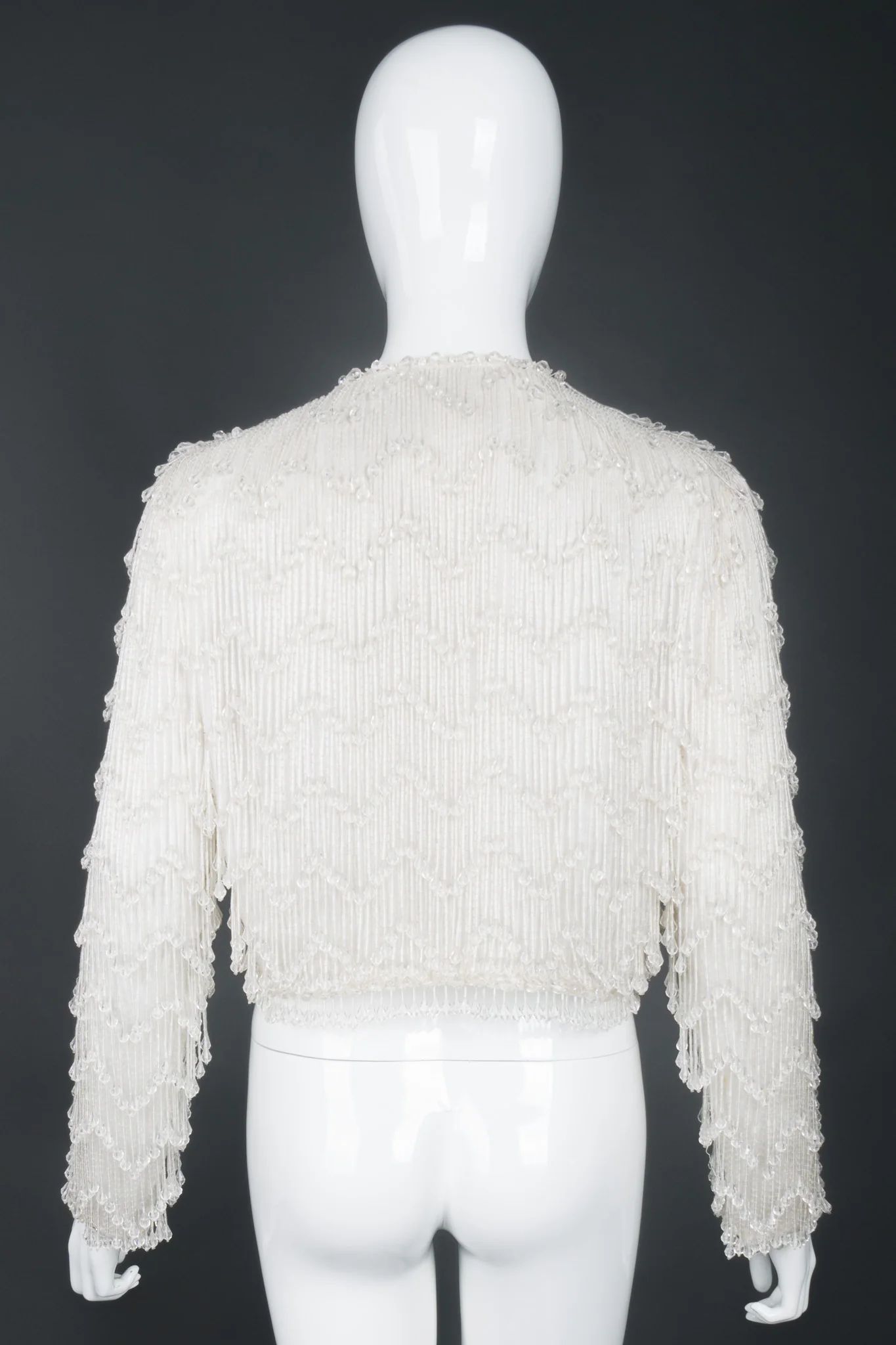 Teardrop Bead Fringe Jacket - Image 5