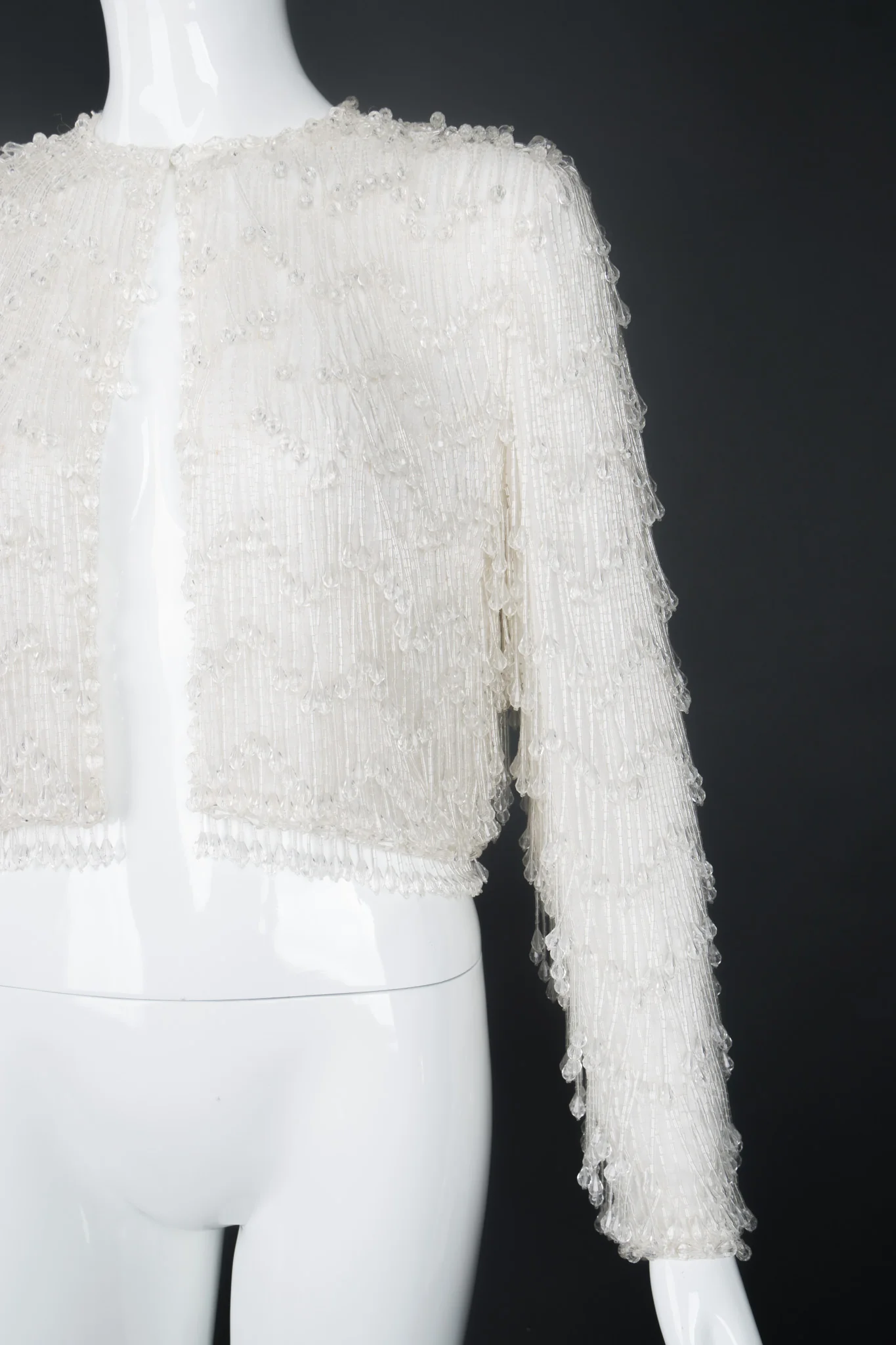 Teardrop Bead Fringe Jacket - Image 7