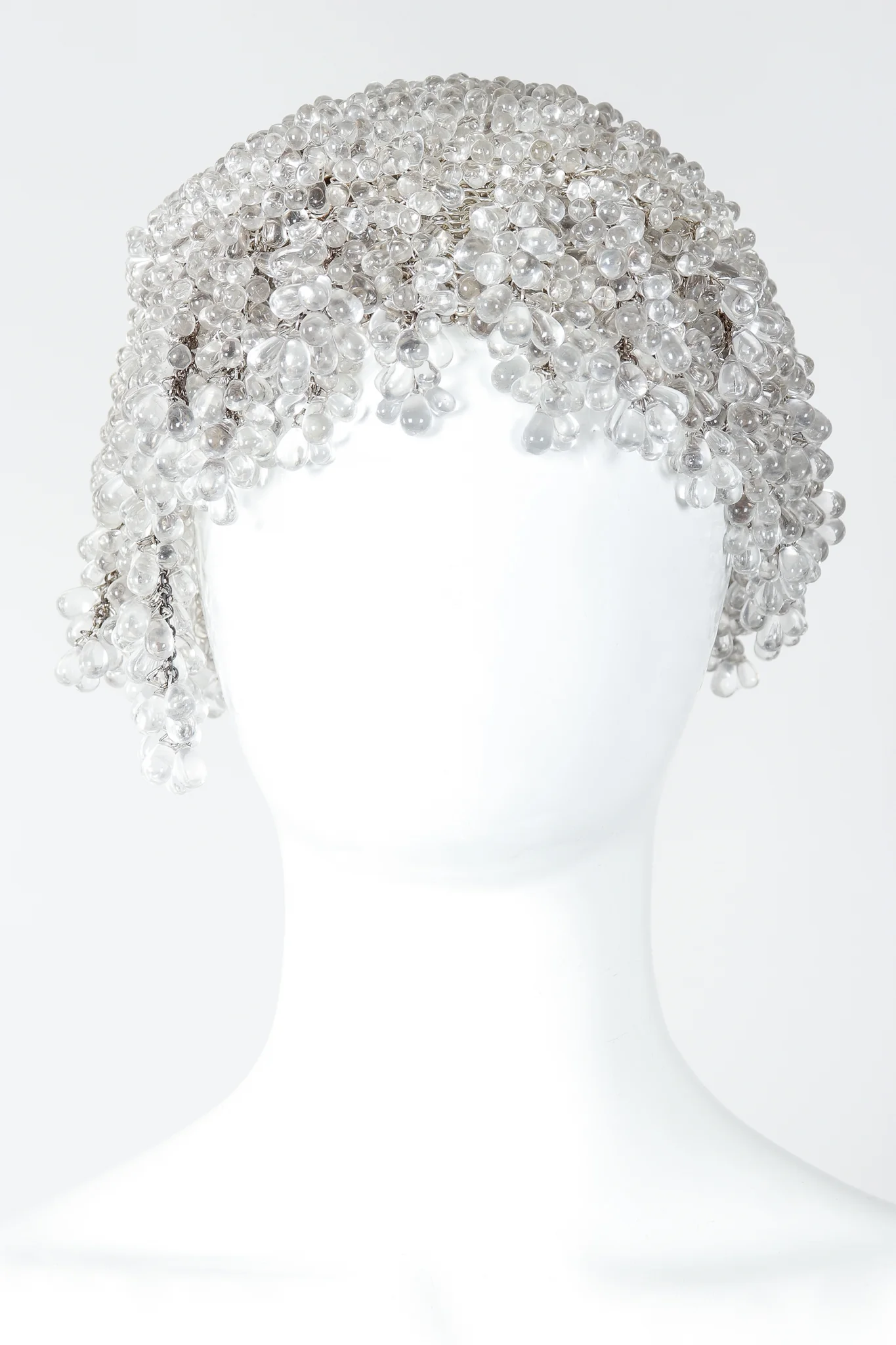 Teardrop Beaded Casque Cap - Image 2
