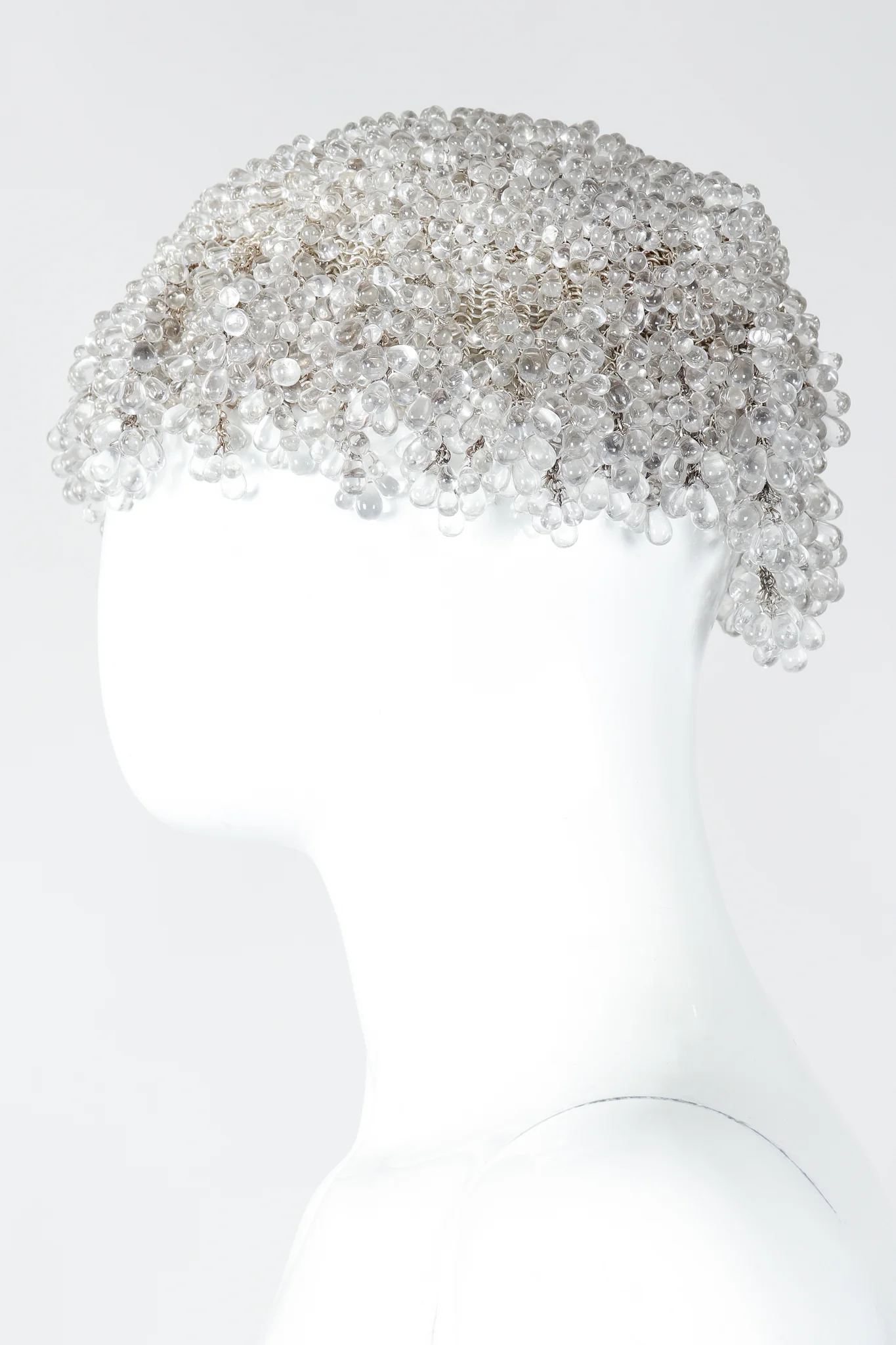 Teardrop Beaded Casque Cap - Image 5