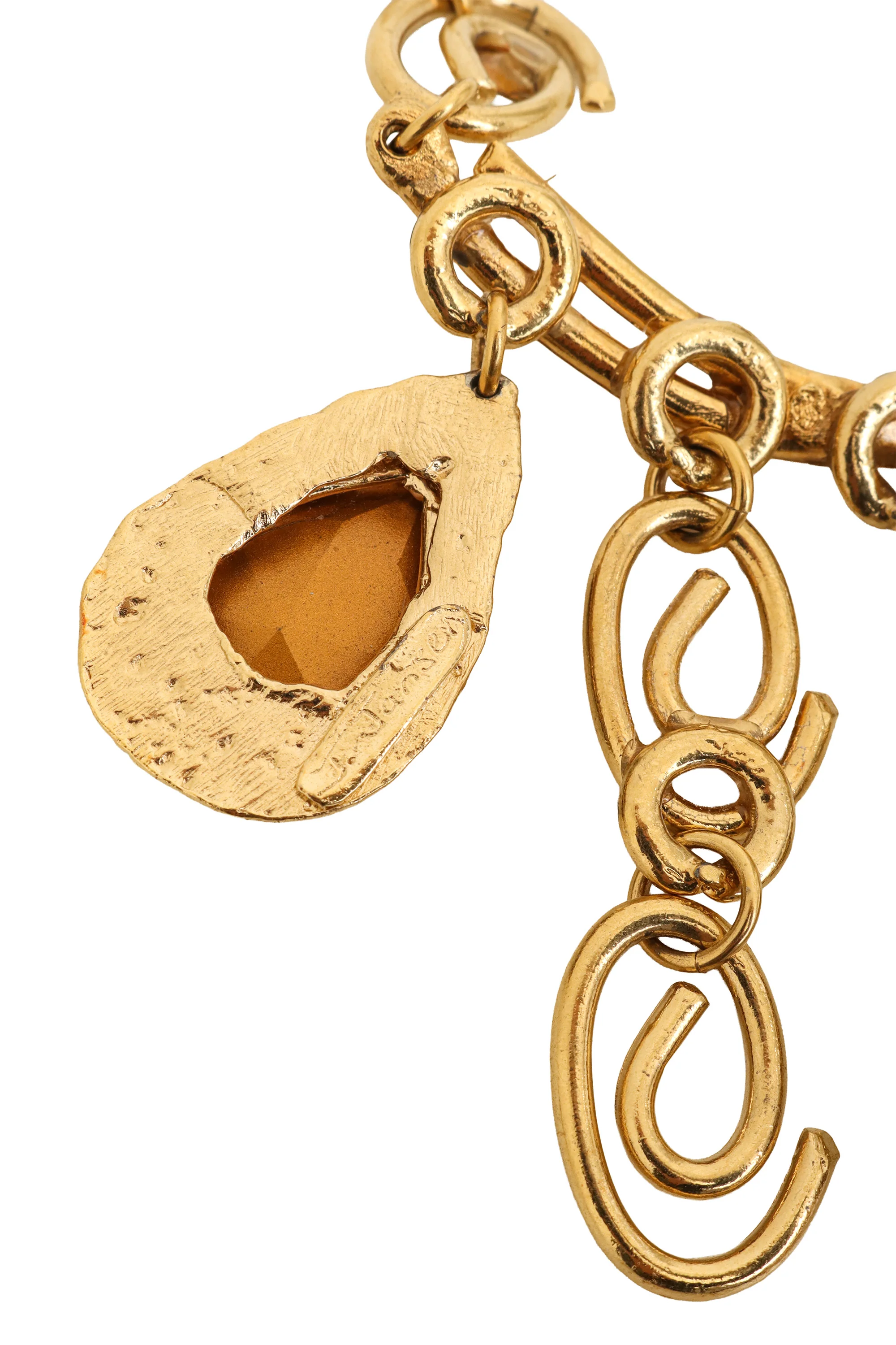 Teardrop Crystal Swirl Necklace - Image 6