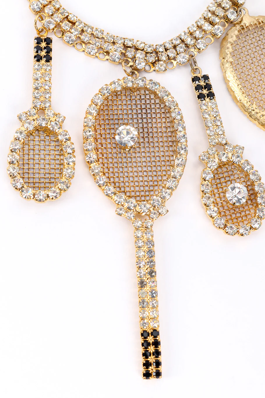 Tennis Racket Charm Necklace - Image 5