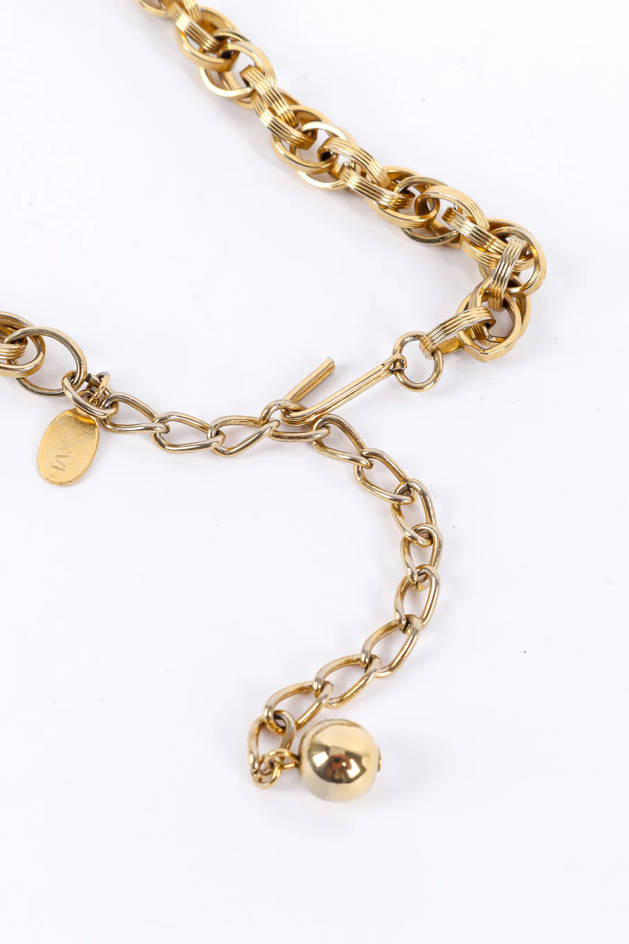 Textured Discs Necklace - Image 7