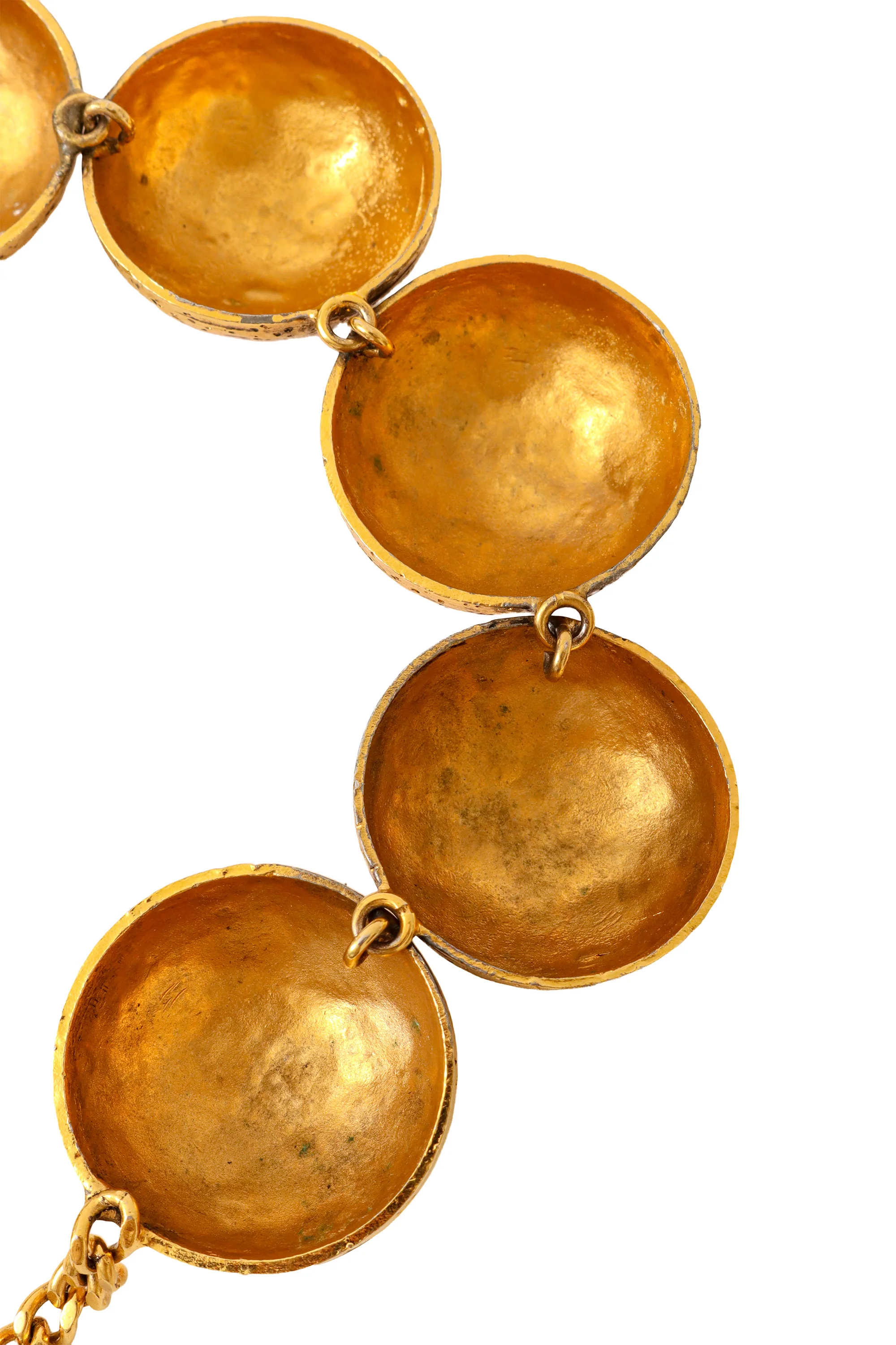 Textured Dome Collar Necklace - Image 4