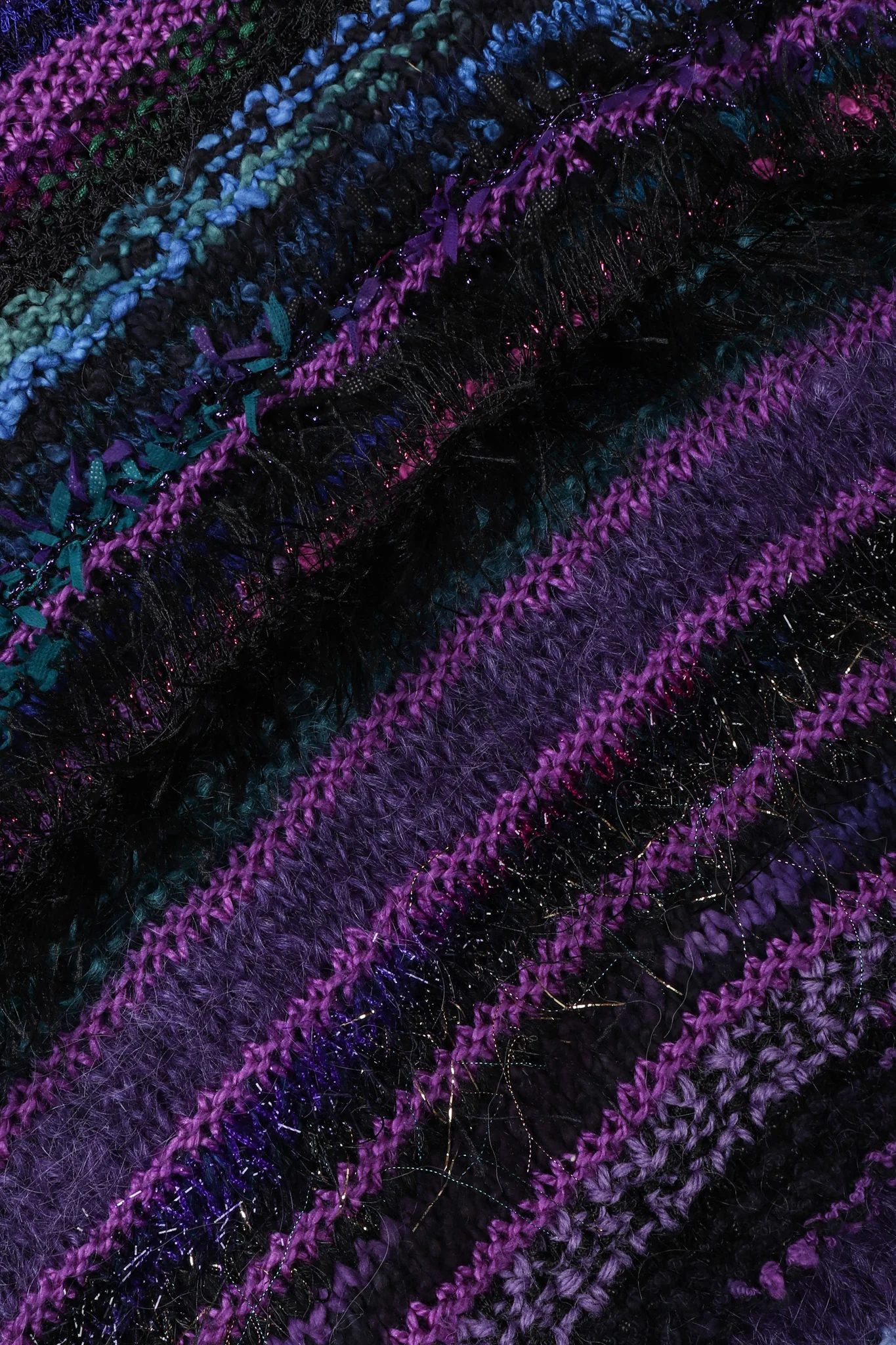 Fuzzy Boxy Knit Sweater - Image 13