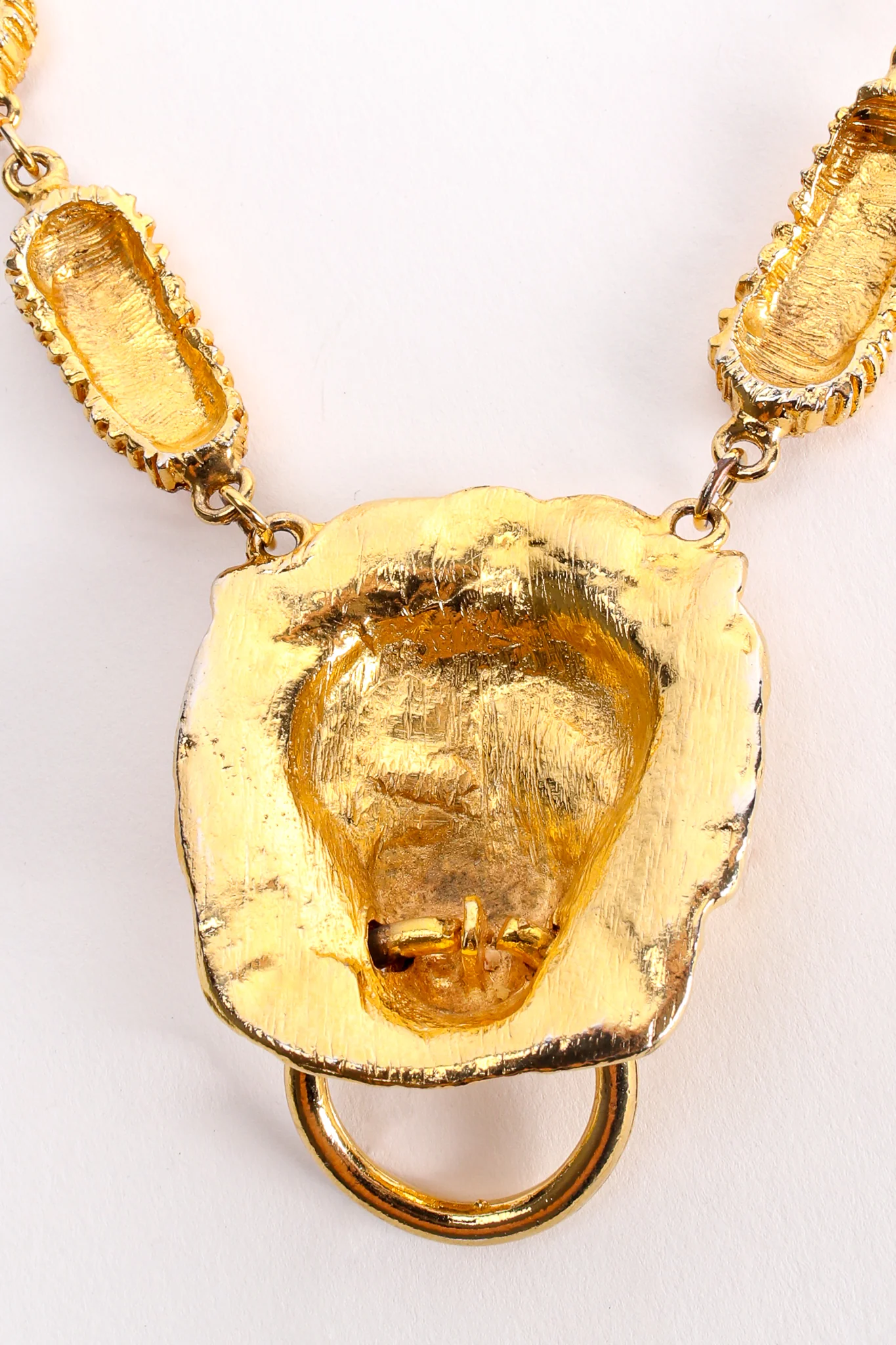 Textured Lion Knocker Pendant - Image 7