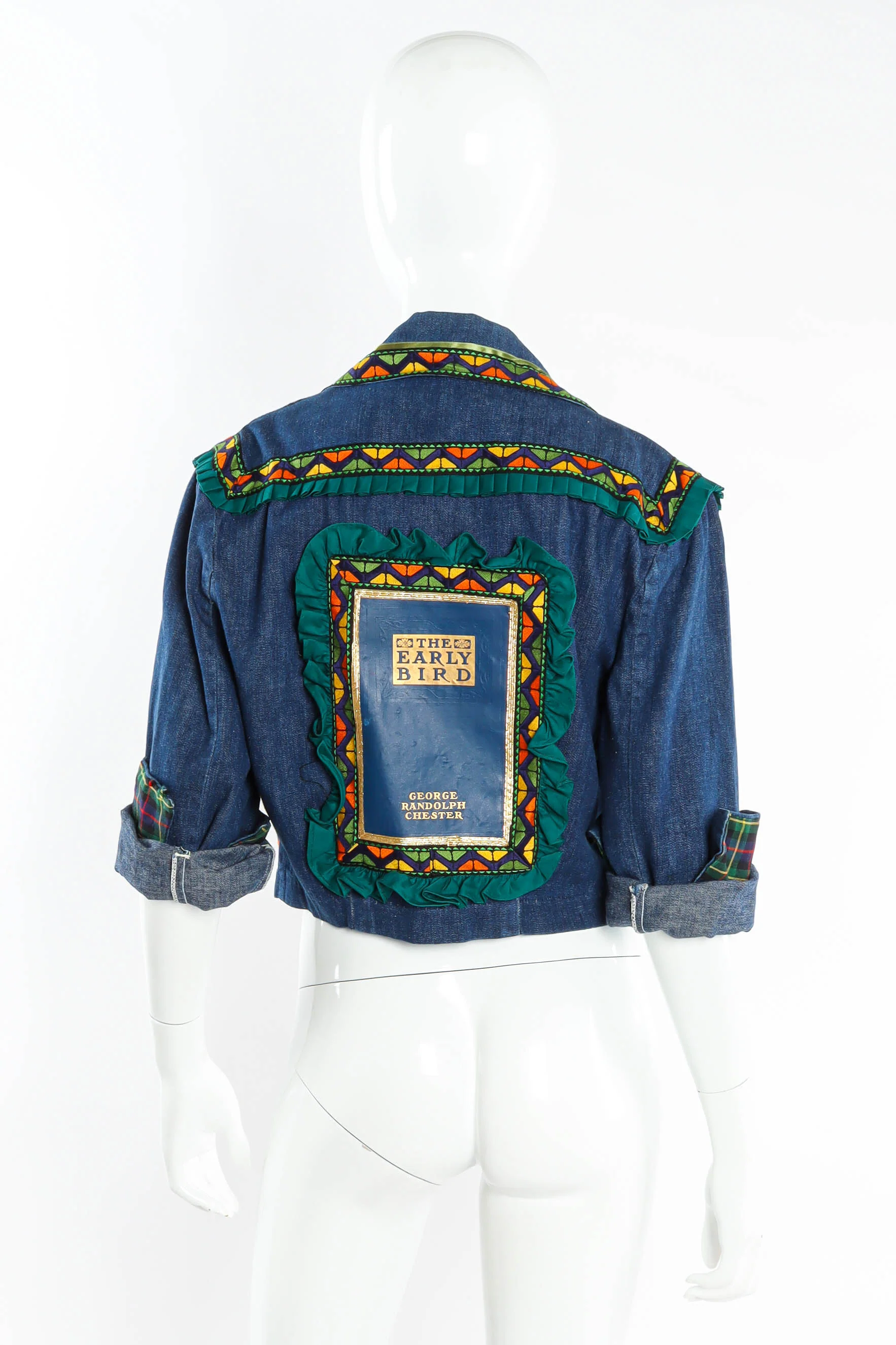 Traveling Birds Denim Jacket - Image 2