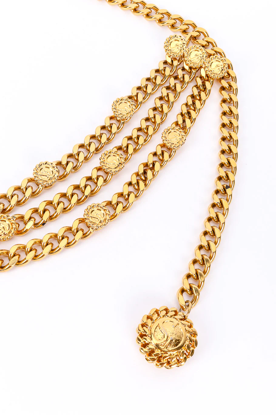 Three Strand Logo Chain Belt - Image 4