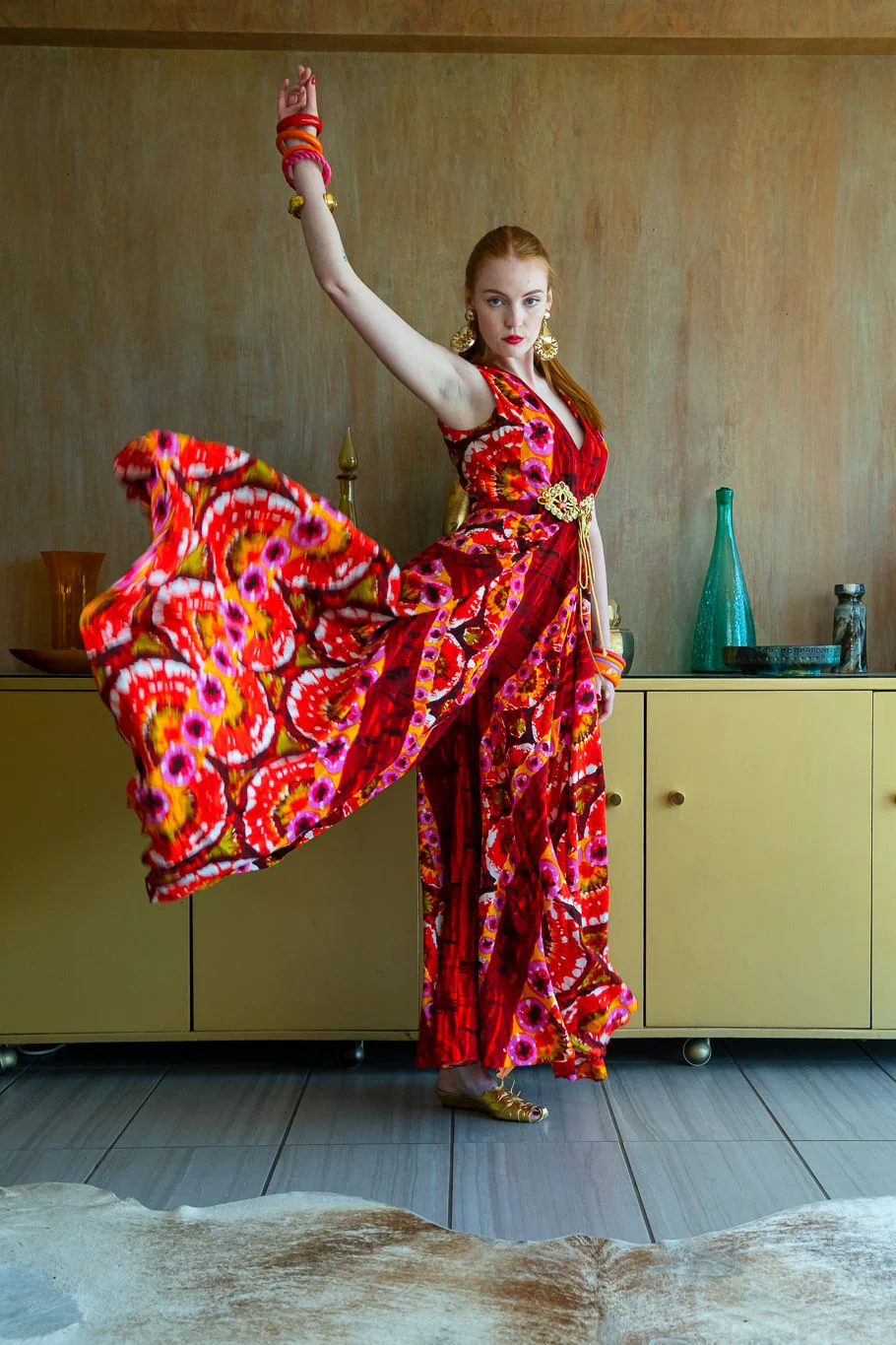 Tie Dye Palazzo Jumpsuit - Image 2