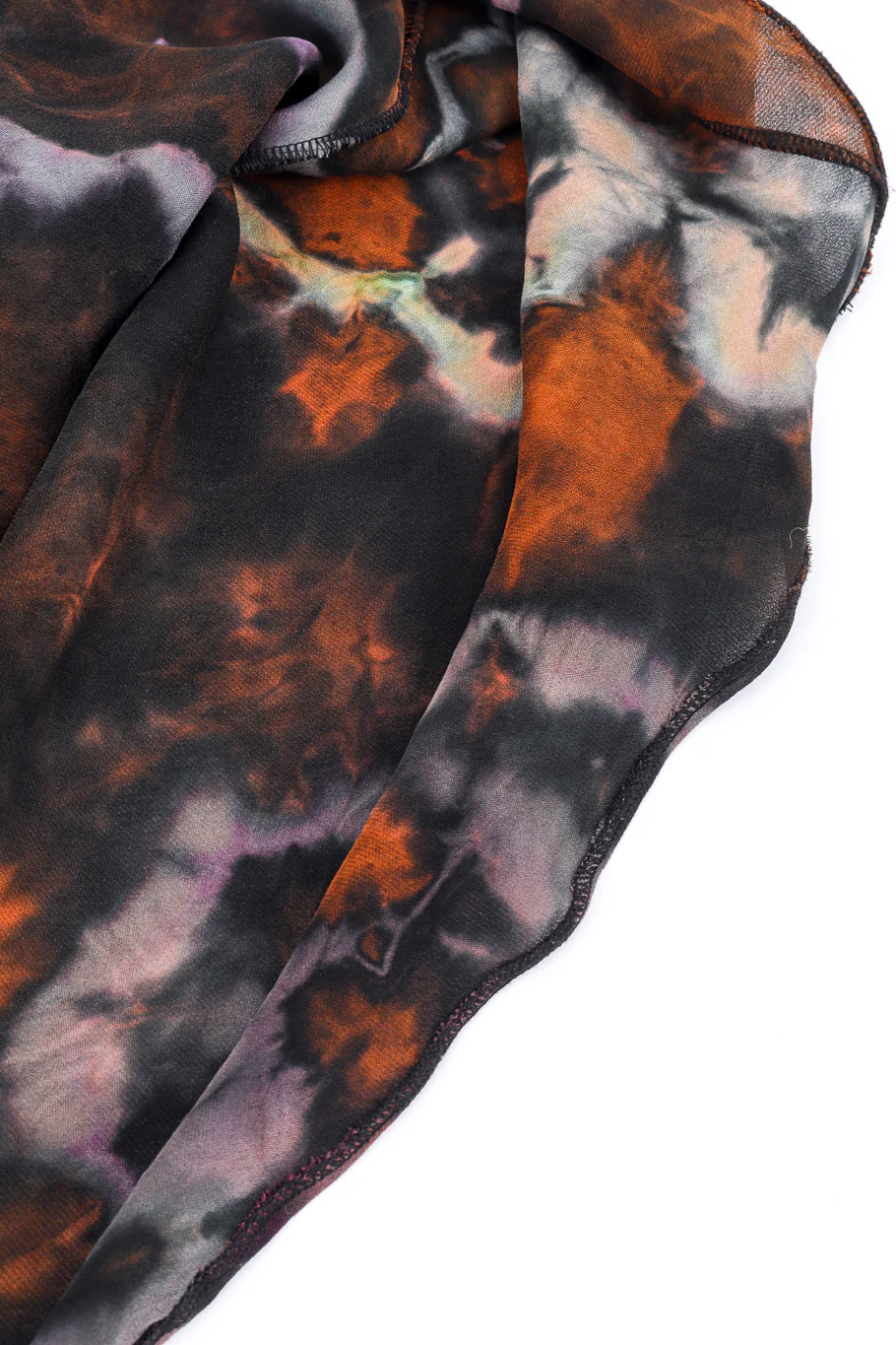 Tie Dye Silk Bias Dress - Image 7