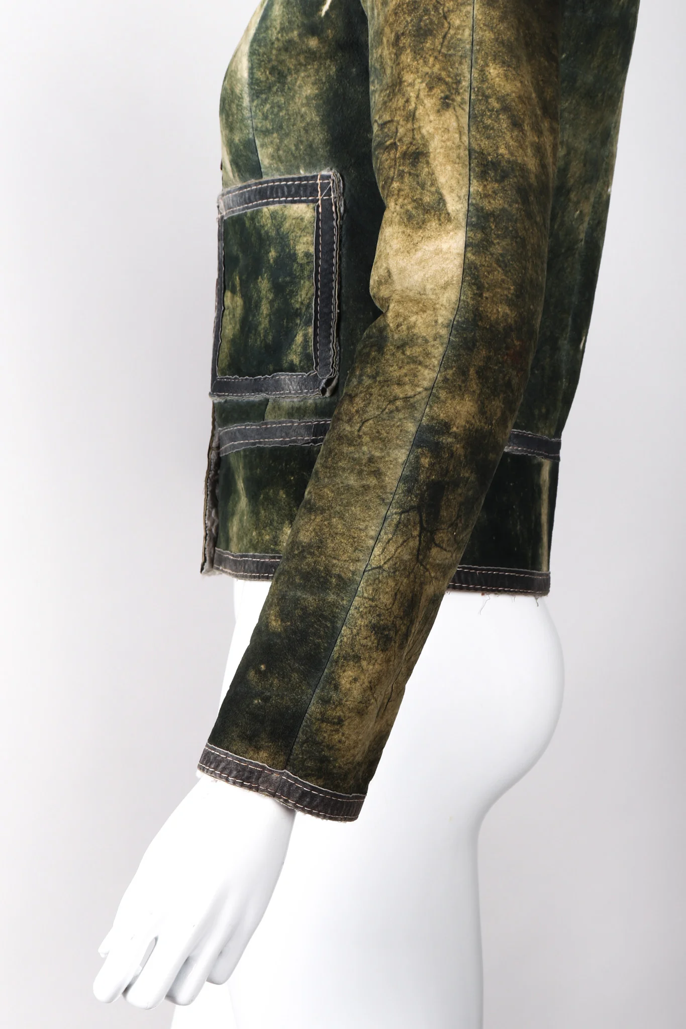 Tie-Dye Suede Jacket - Image 14