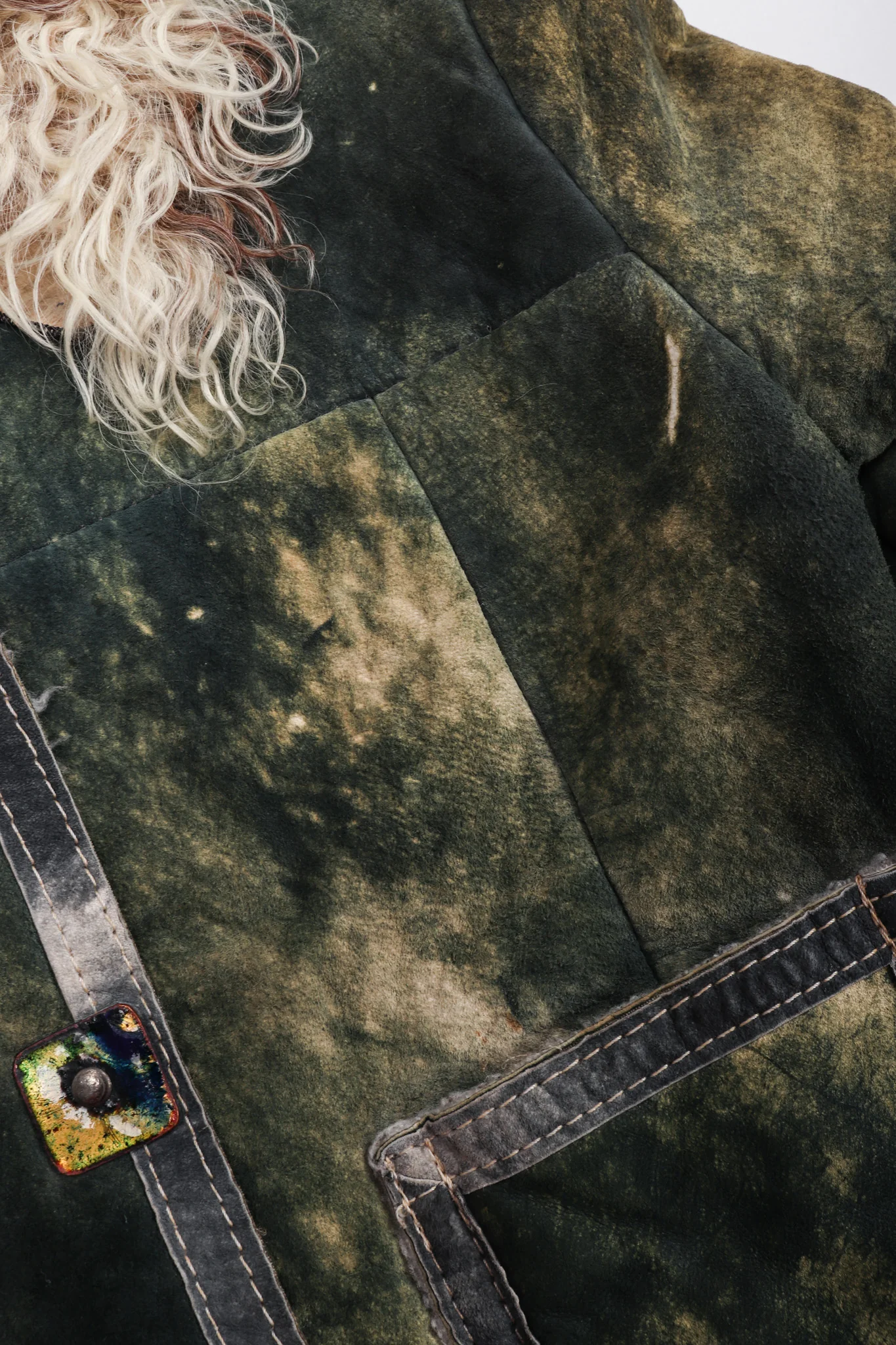 Tie-Dye Suede Jacket - Image 17