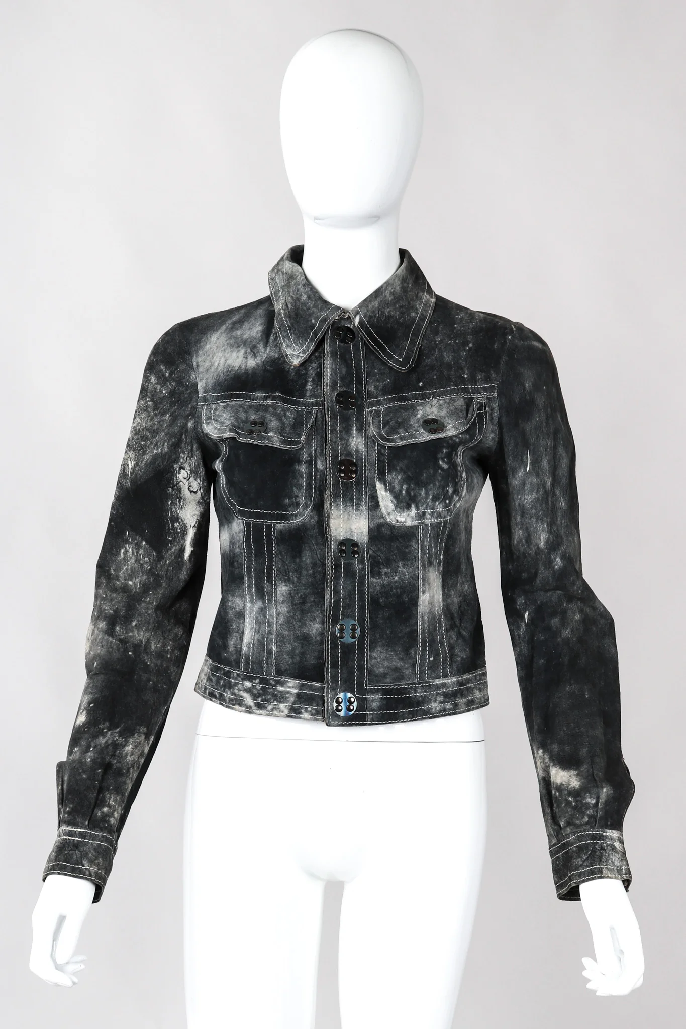 Tie-Dye Suede Jacket & Pants - Image 7