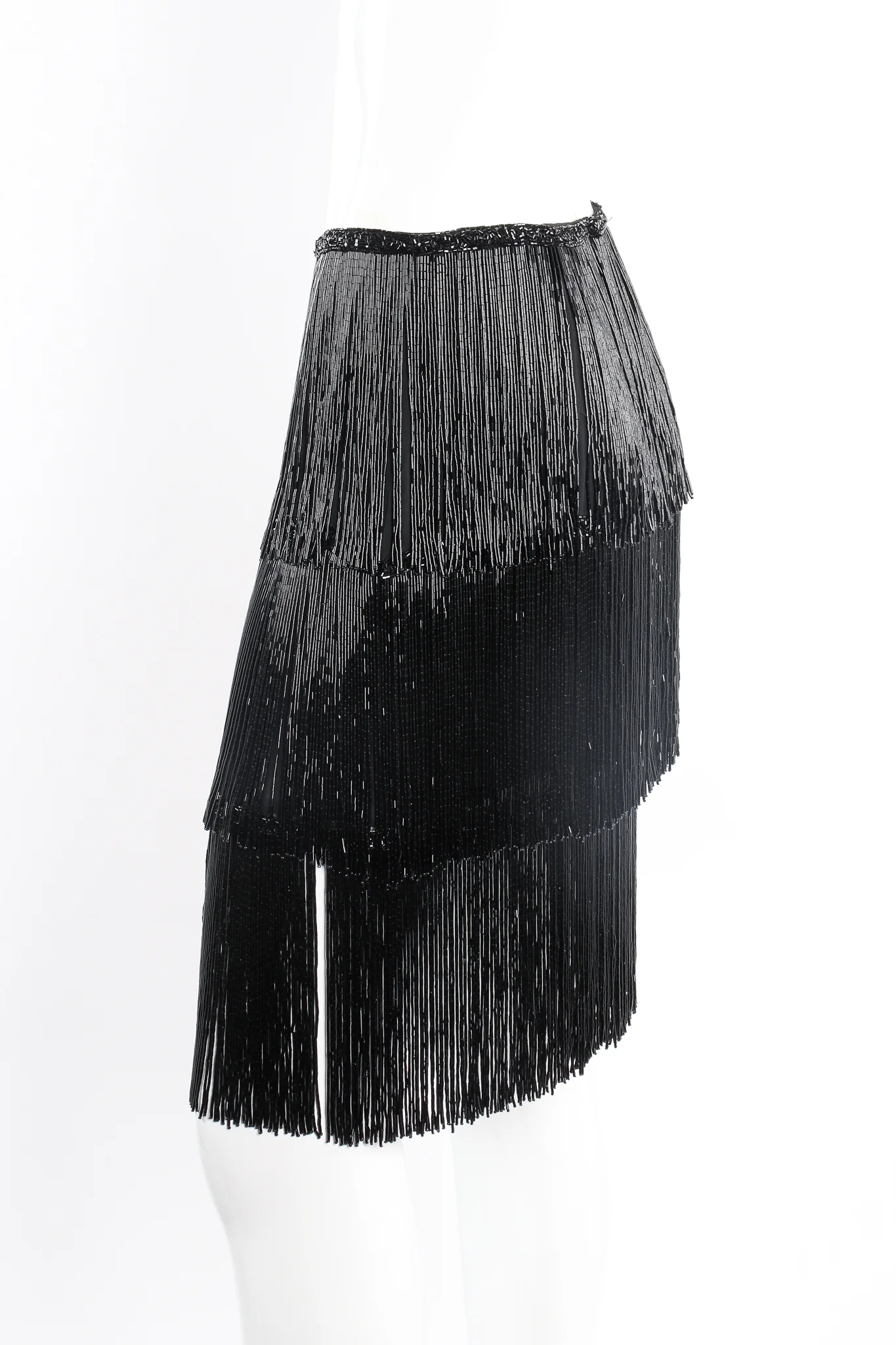 Tiered Bead Fringe Skirt - Image 10